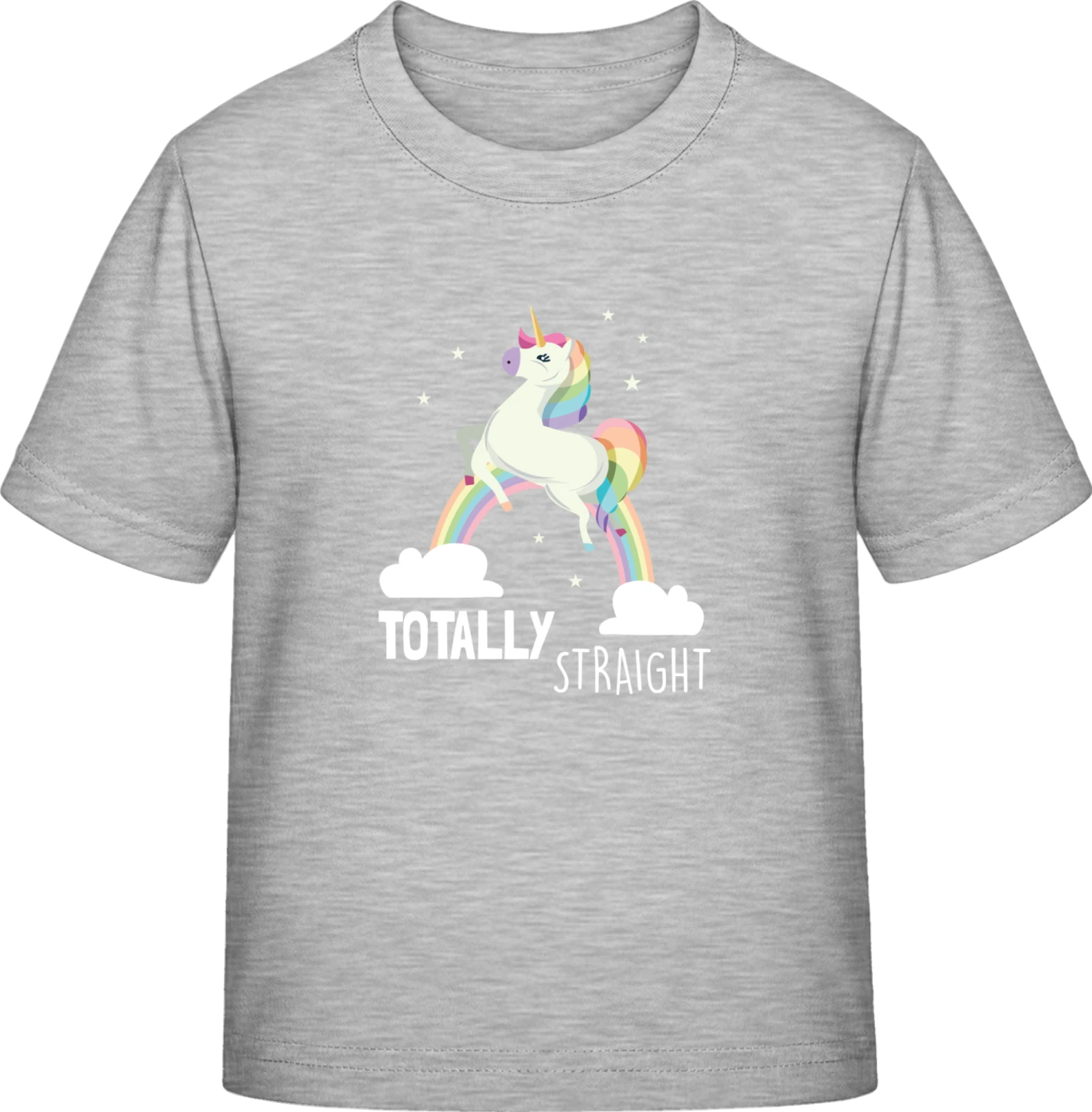 Totally Straight - Sky Grey Exact 190 Kids - Front