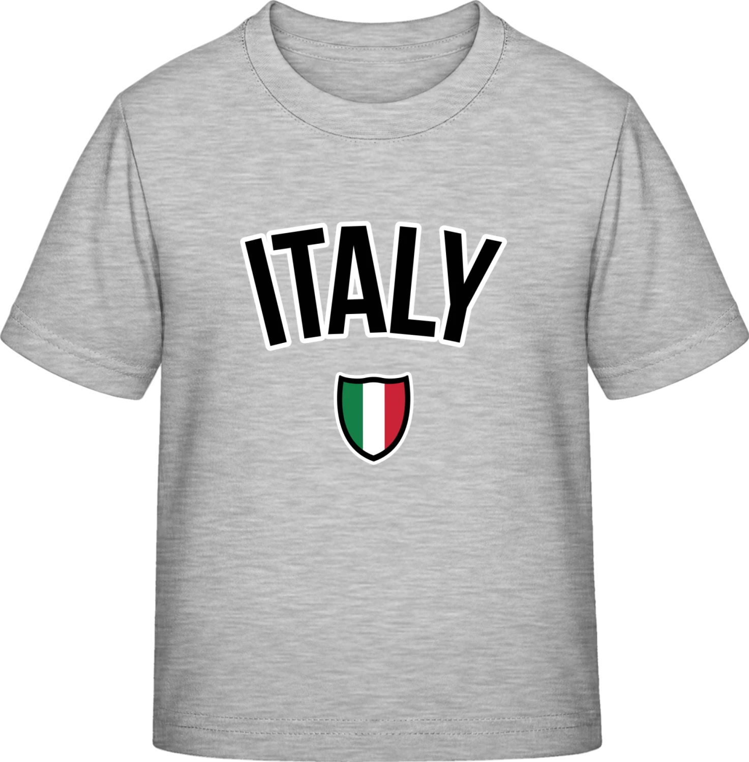 ITALY Football Fan - Sky Grey Exact 190 Kids - Front