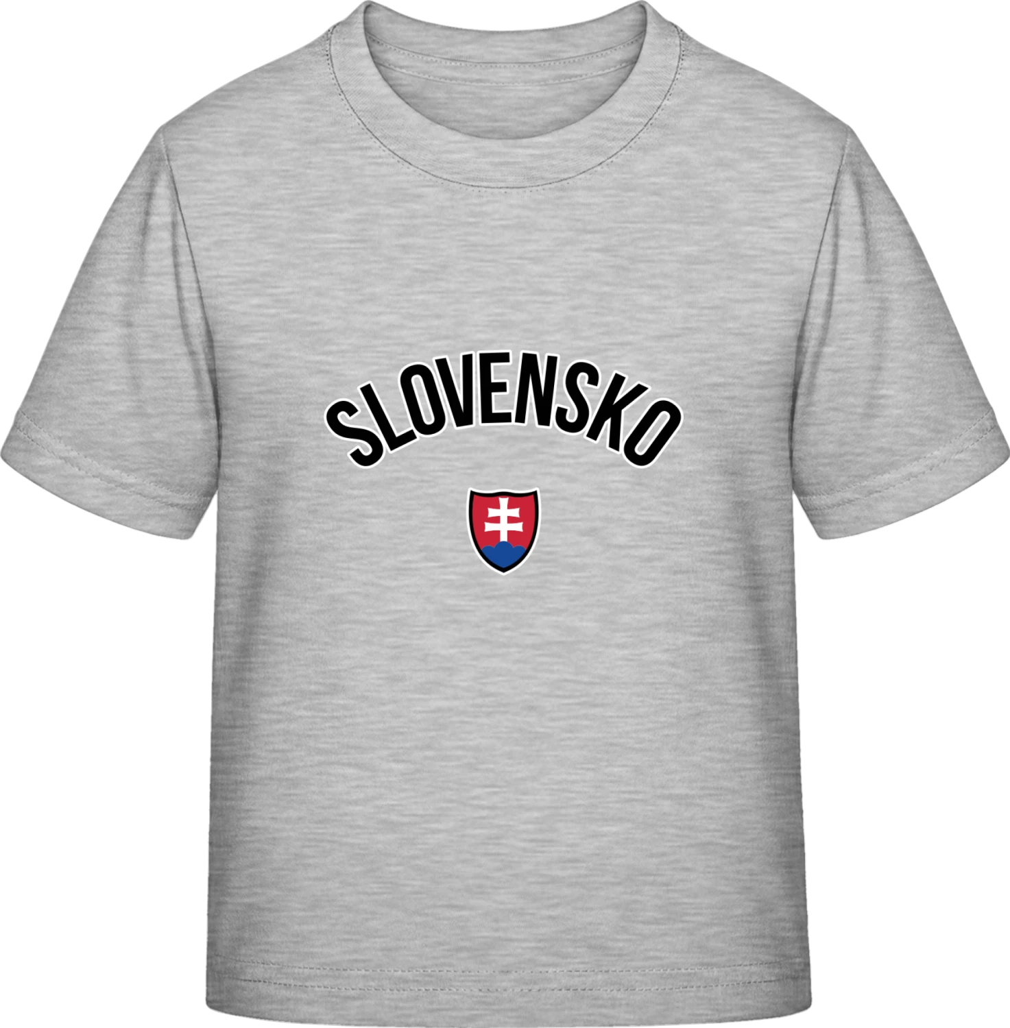 SLOVENSKO Flag Fan - Sky Grey Exact 190 Kids - Front