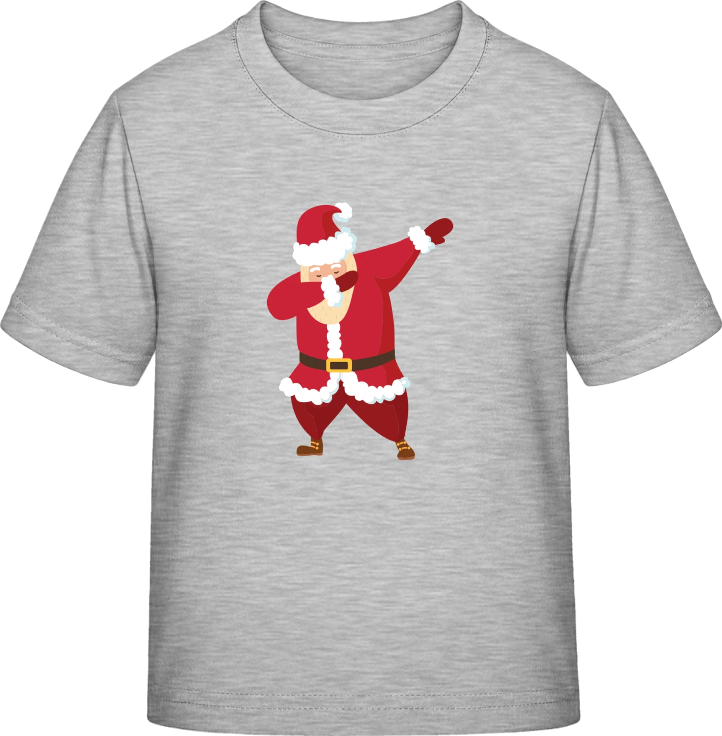 Santa Dabbing - Sky Grey Exact 190 Kids - Front