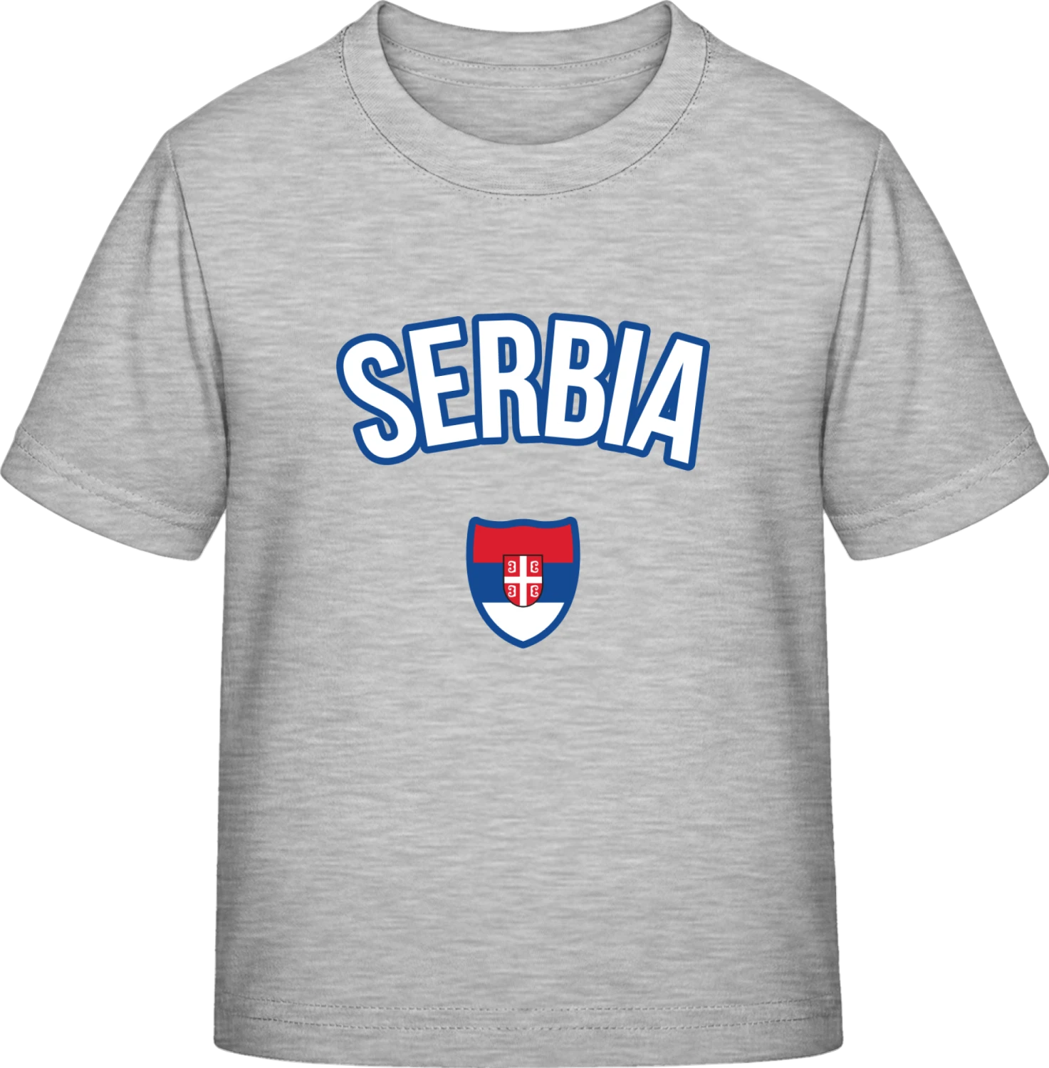 SERBIA Fan - Sky Grey Exact 190 Kids - Front