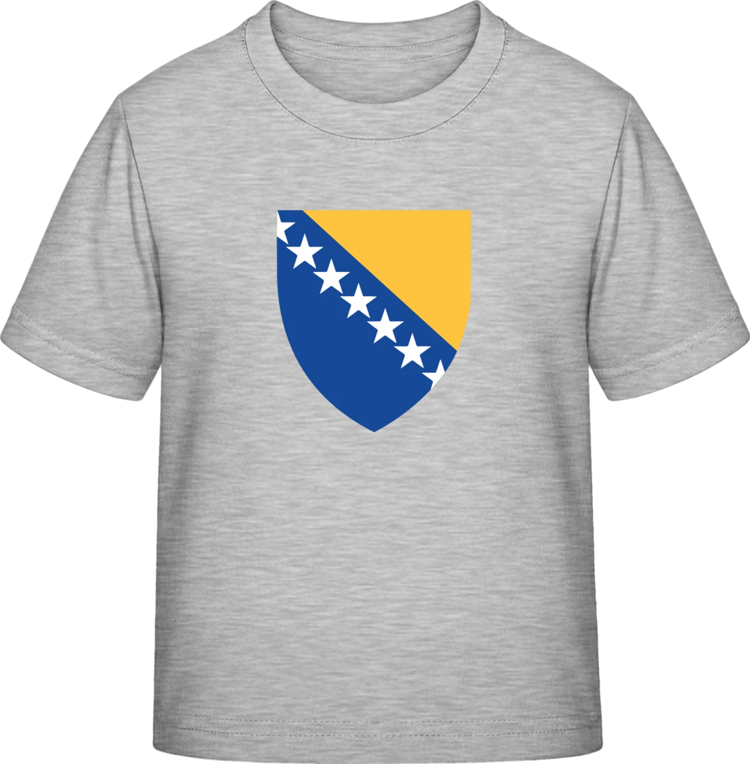 Bosnia and Herzegovina Coat of Arms - Sky Grey Exact 190 Kids - Front