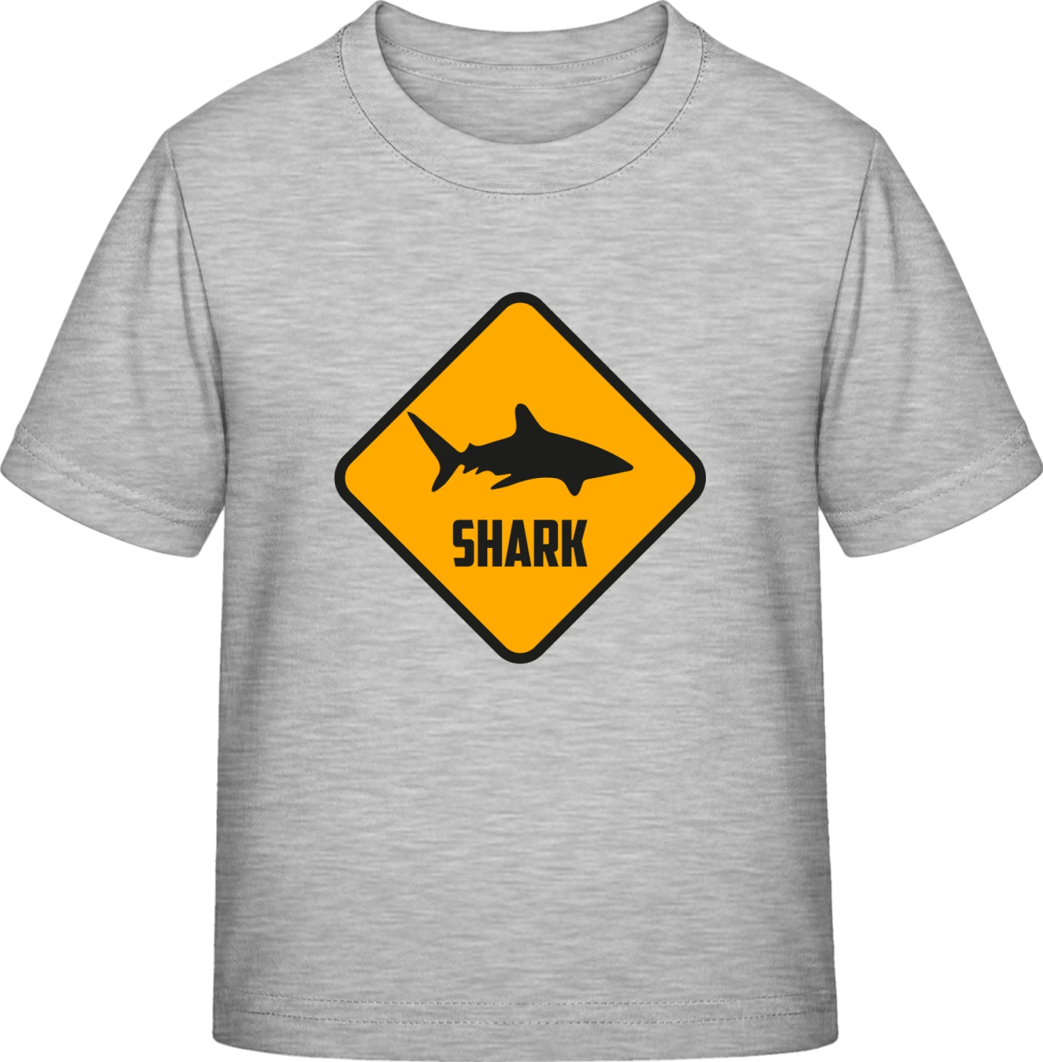 Shark Warning - Sky Grey Exact 190 Kids - Front