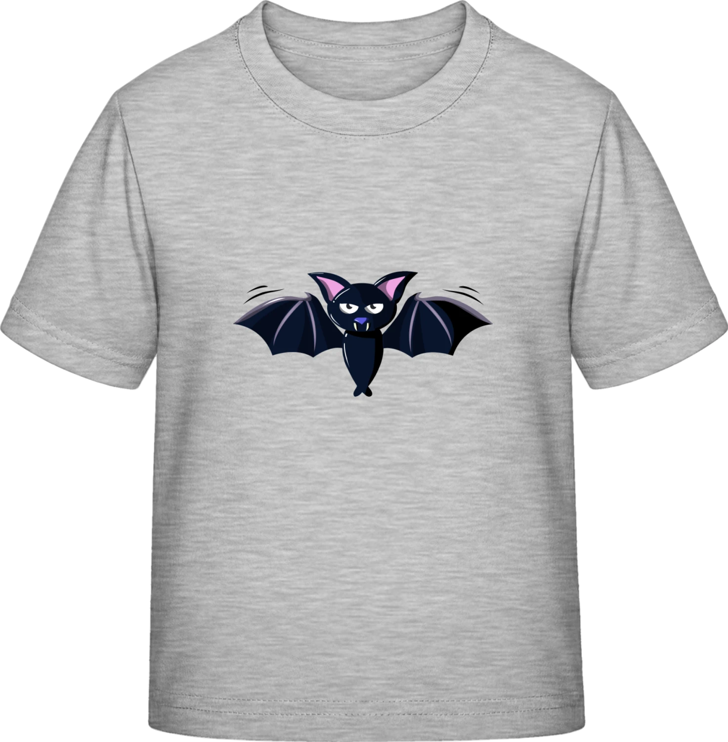 Cute Bat Comic - Sky Grey Exact 190 Kids - Front