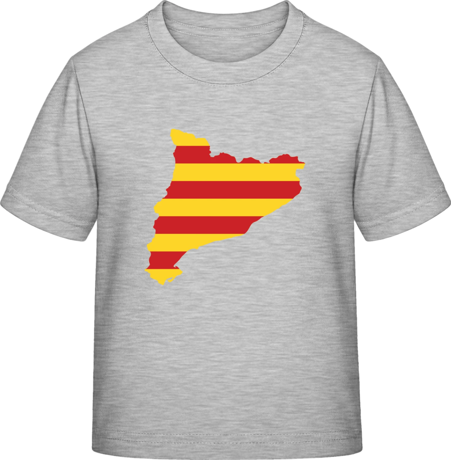 Catalonia Map Flag - Sky Grey Exact 190 Kids - Front