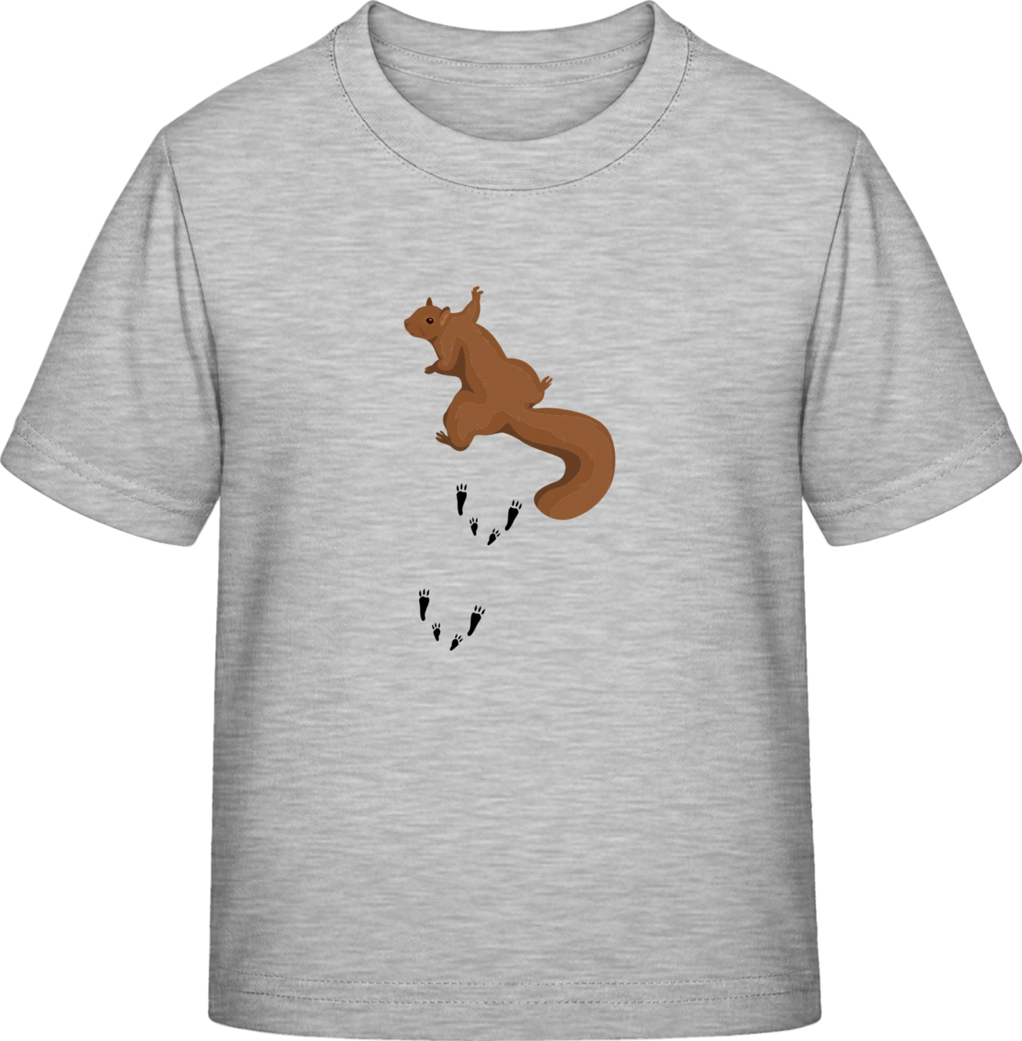 Squirrel With Prints - Sky Grey Exact 190 Kids - Front