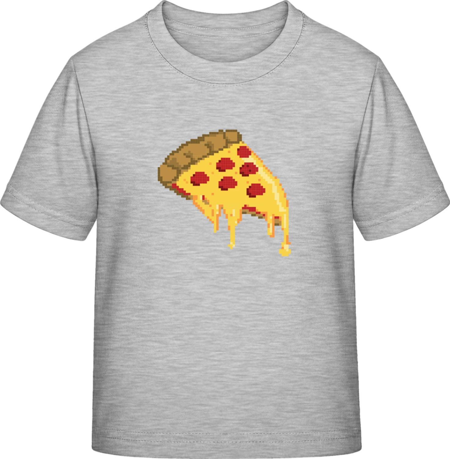 Pixel Pizza - Sky Grey Exact 190 Kids - Front