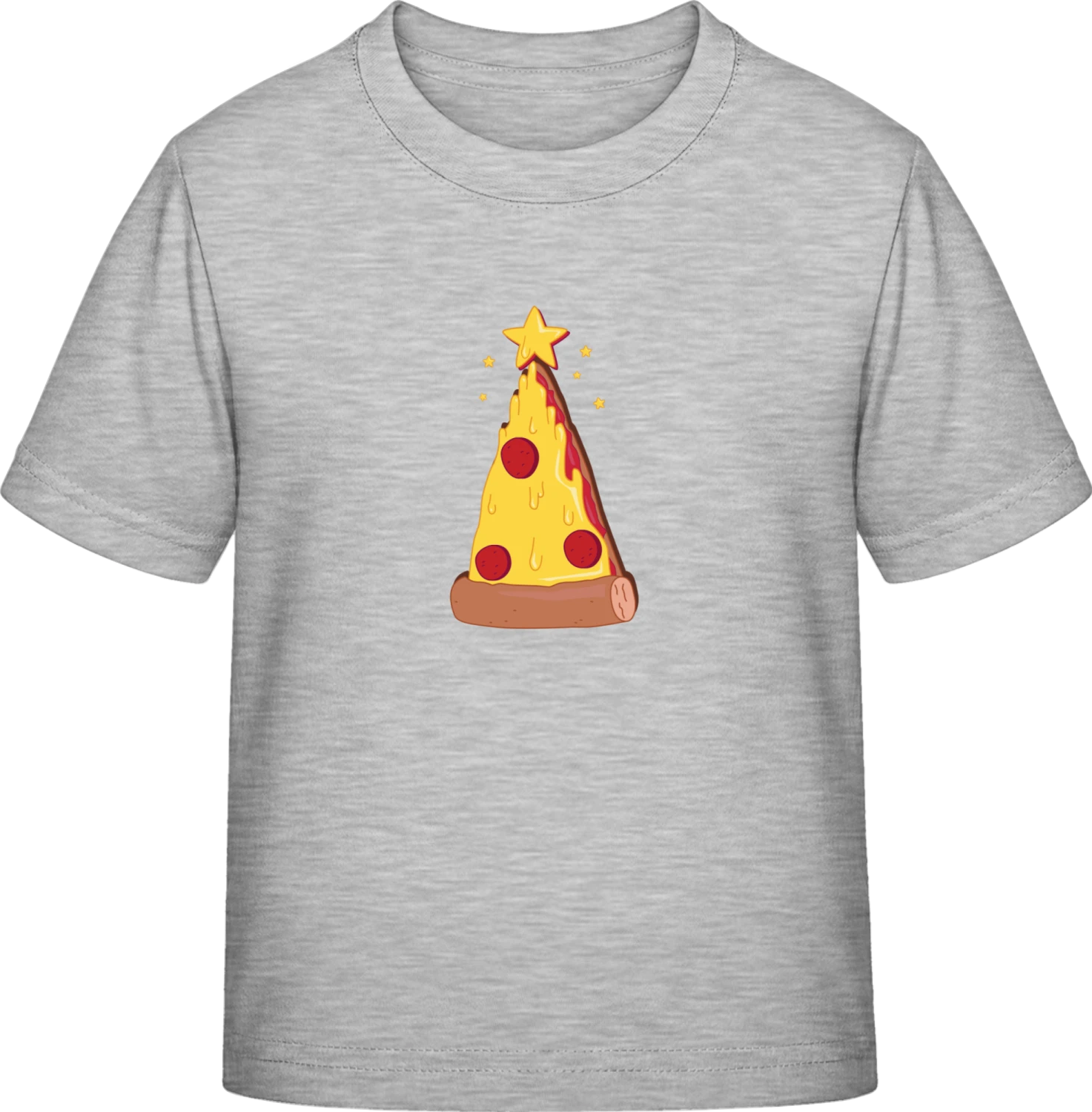 Pizza Christmas Tree - Sky Grey Exact 190 Kids - Front