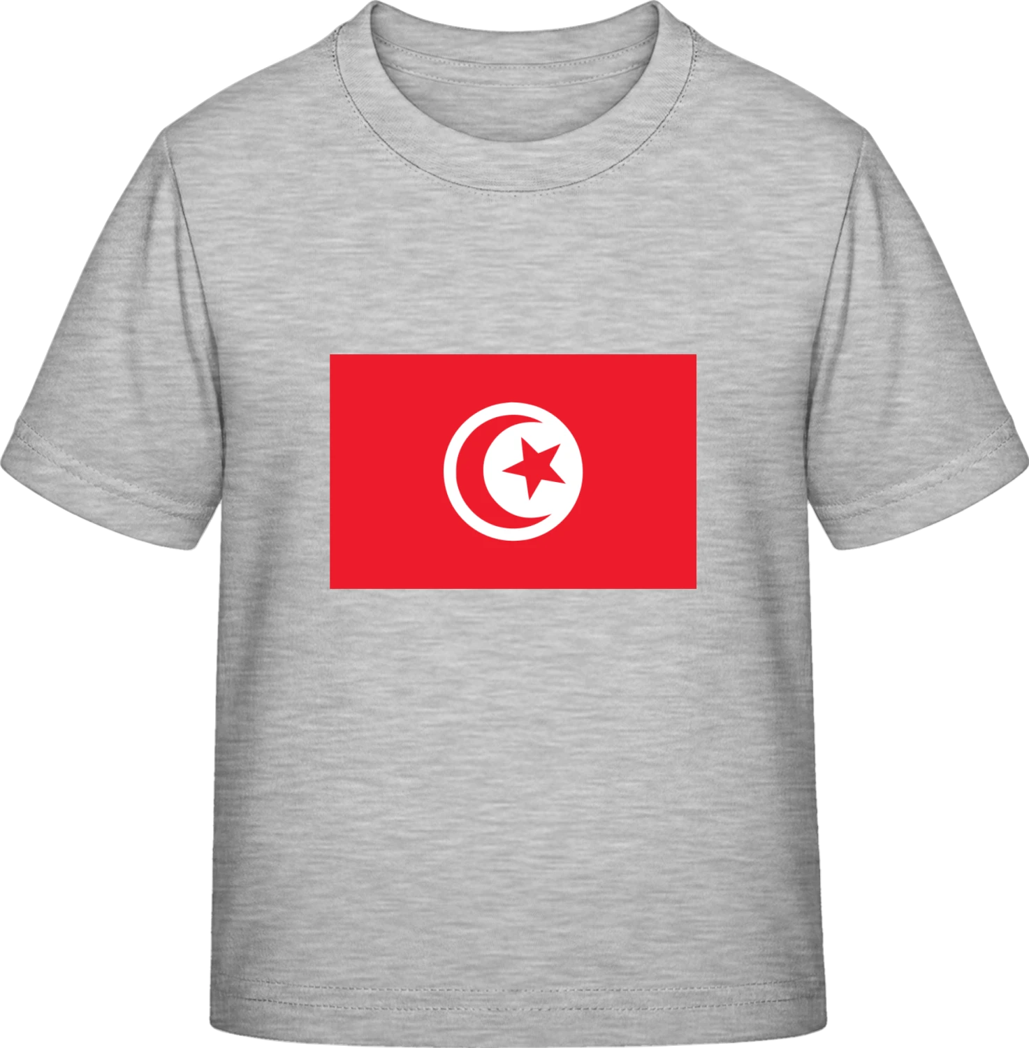 Tunisian Flag - Sky Grey Exact 190 Kids - Front