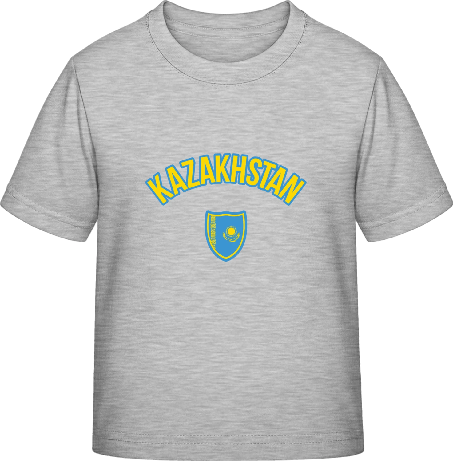 KAZAKHSTAN Fan - Sky Grey Exact 190 Kids - Front