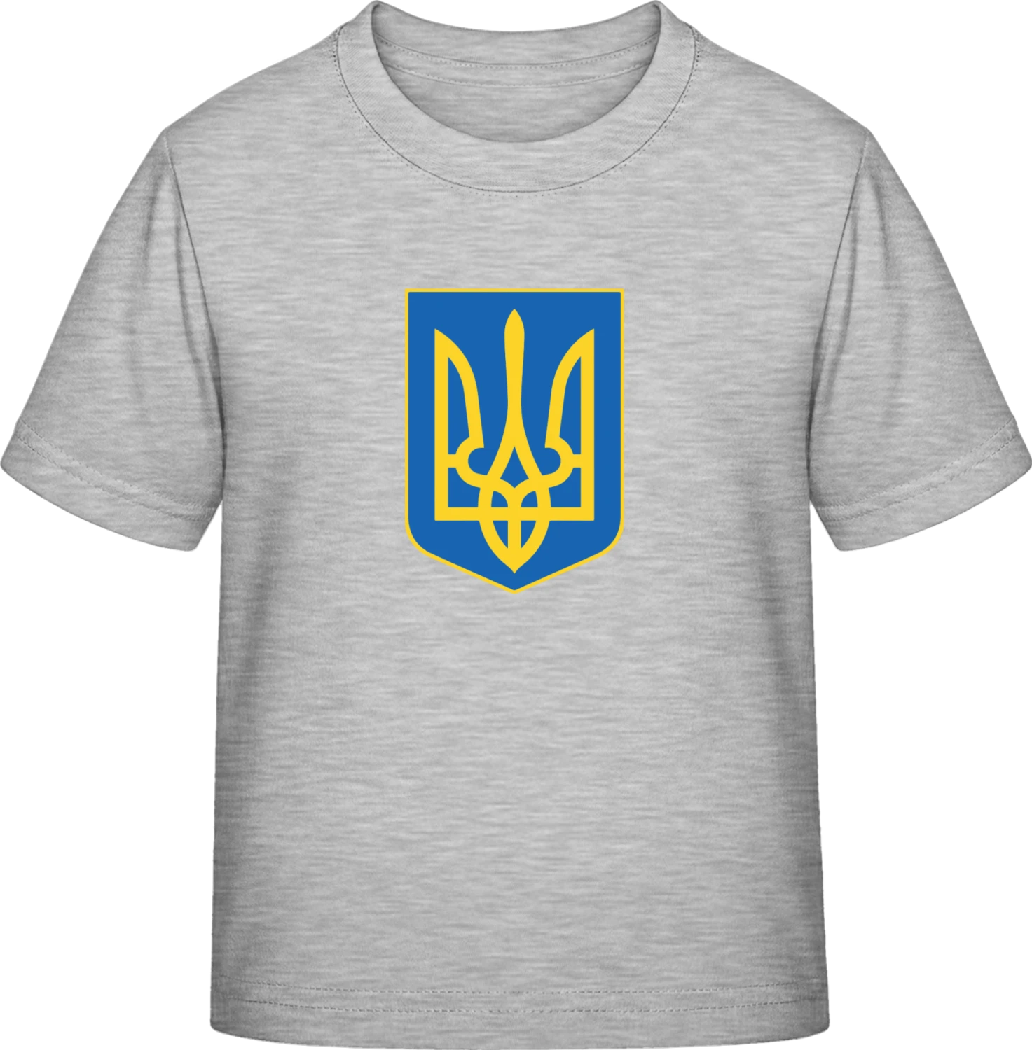 Ukraine Coat of Arms - Sky Grey Exact 190 Kids - Front