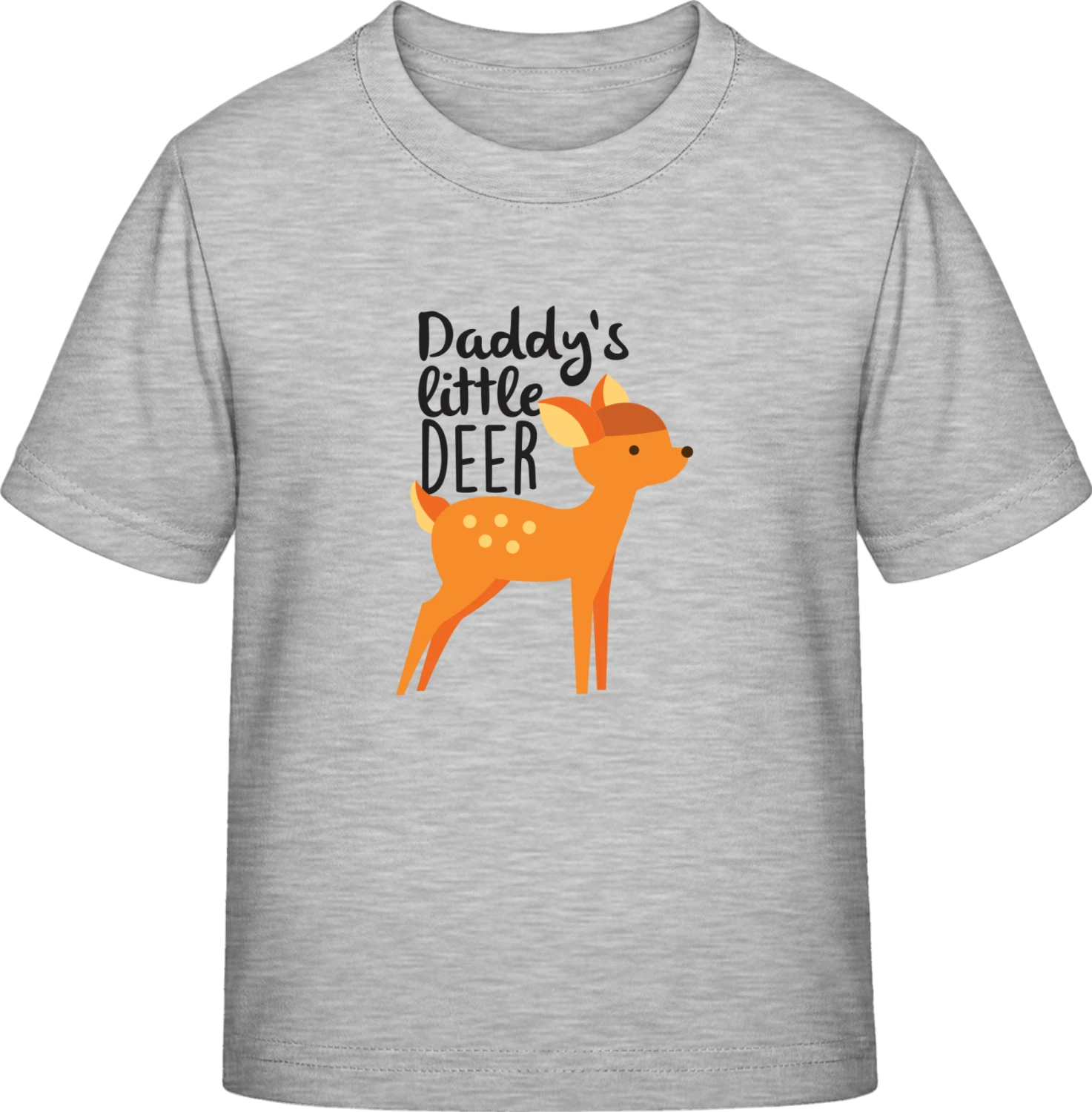 Daddy's Little Deer - Sky Grey Exact 190 Kids - Front