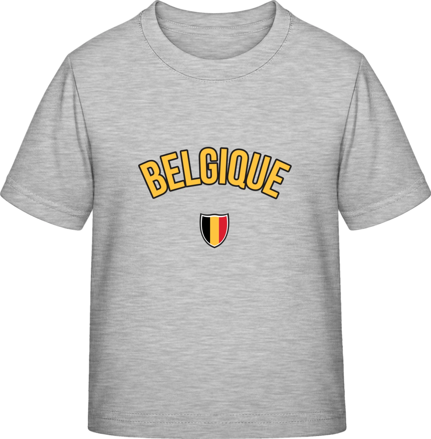 BELGIQUE Flag Fan - Sky Grey Exact 190 Kids - Front