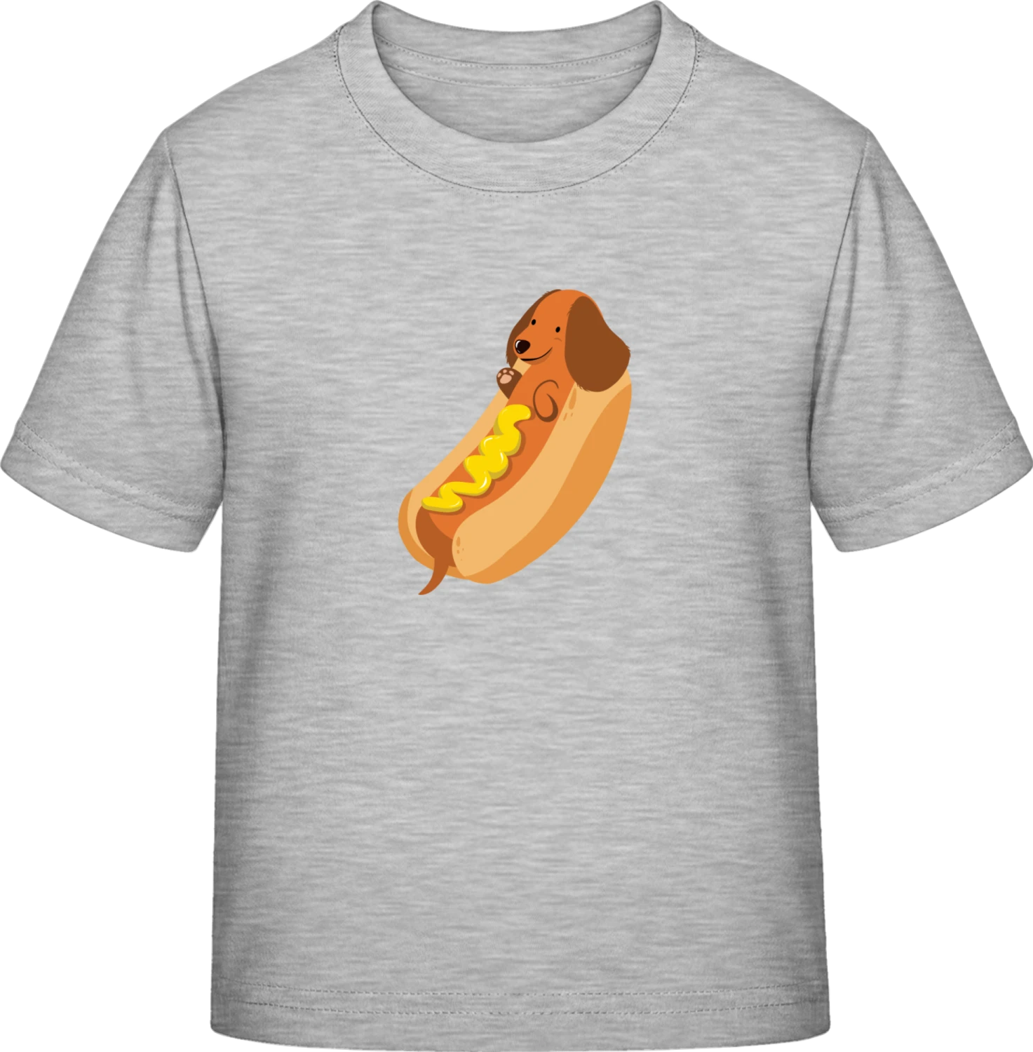 Hot Dog Illustration - Sky Grey Exact 190 Kids - Front