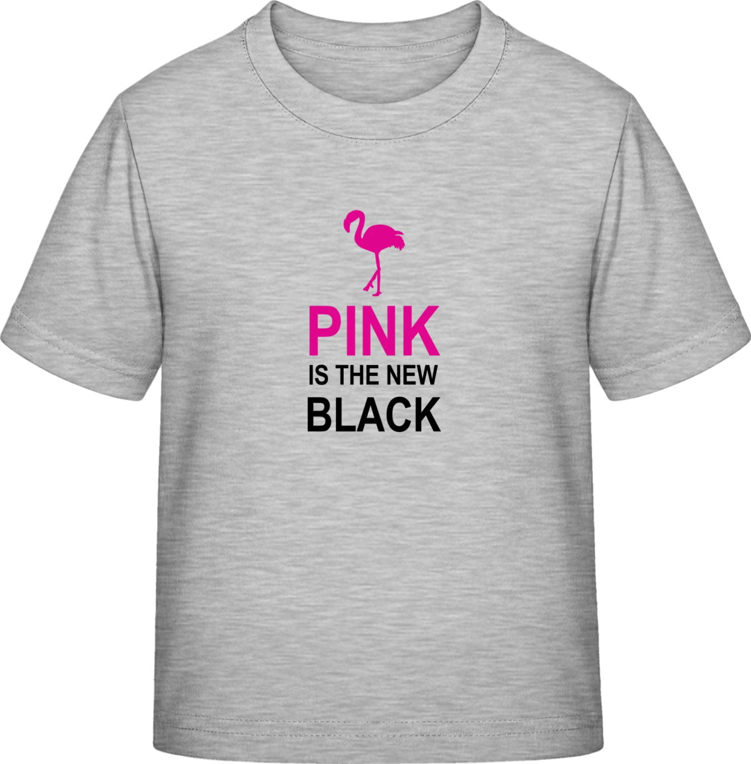 Pink Is The New Black Flamingo - Sky Grey Exact 190 Kids - Front