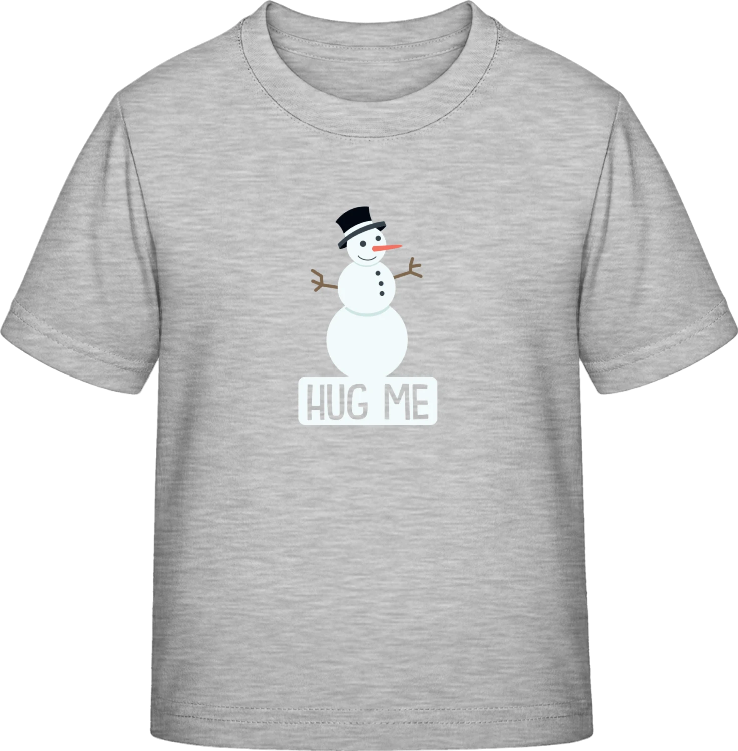 Hug Me Snowman - Sky Grey Exact 190 Kids - Front