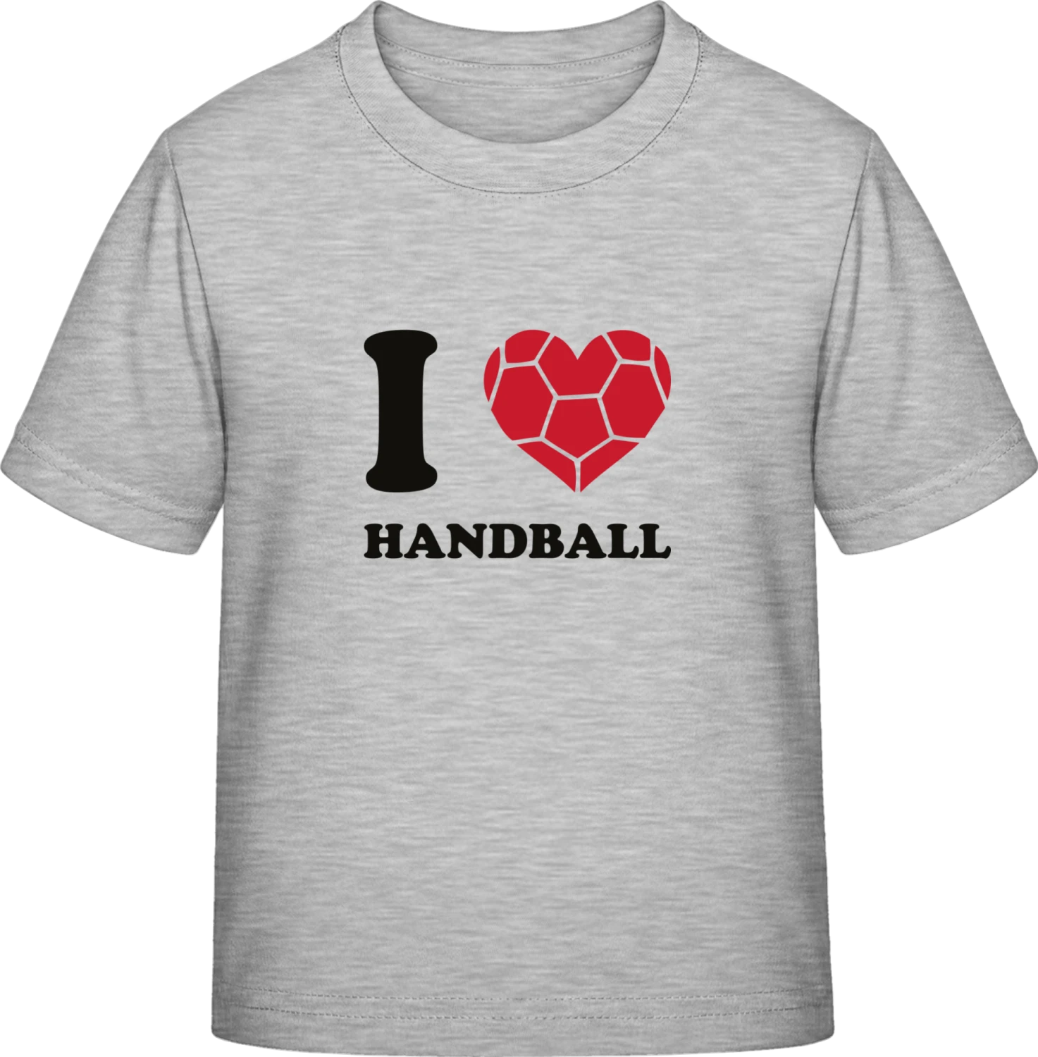 I Love Handball Heart - Sky Grey Exact 190 Kids - Front