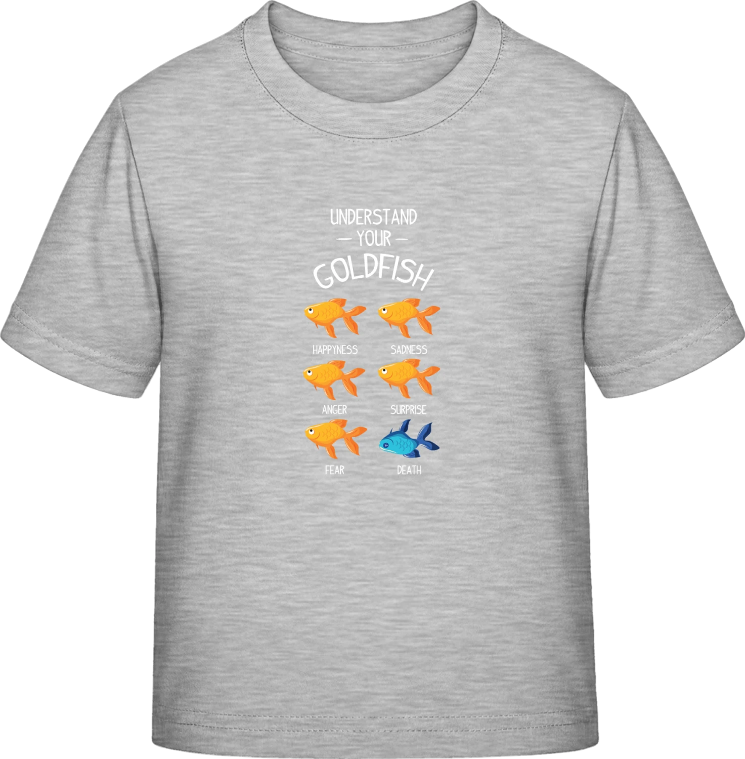 Goldfish Emotions - Sky Grey Exact 190 Kids - Front