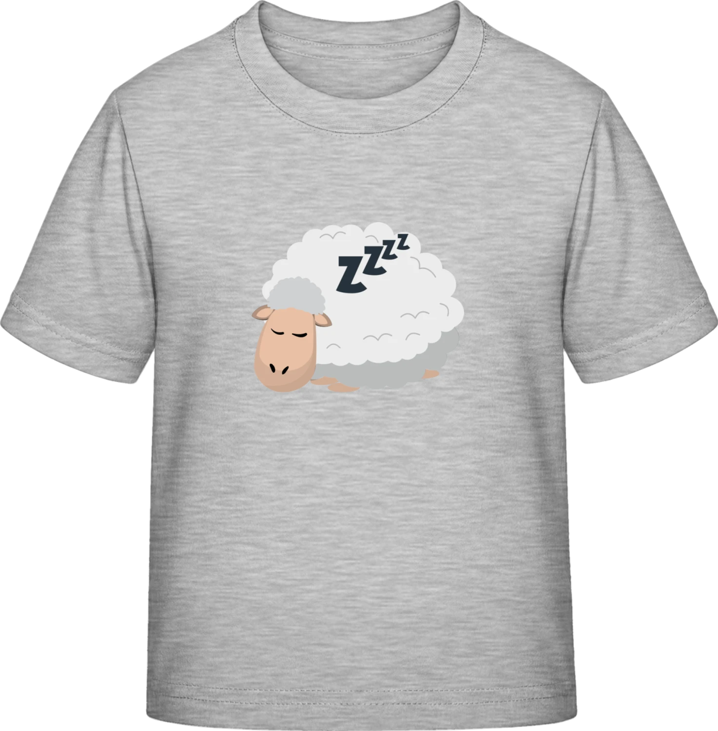 Sleeping Sheep - Sky Grey Exact 190 Kids - Front