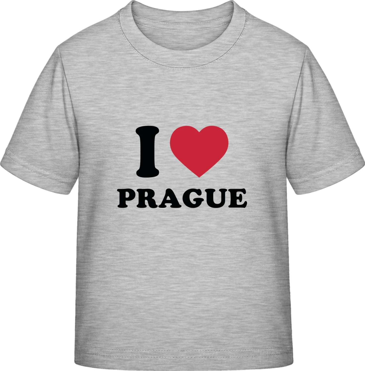 I Love Prague - Sky Grey Exact 190 Kids - Front