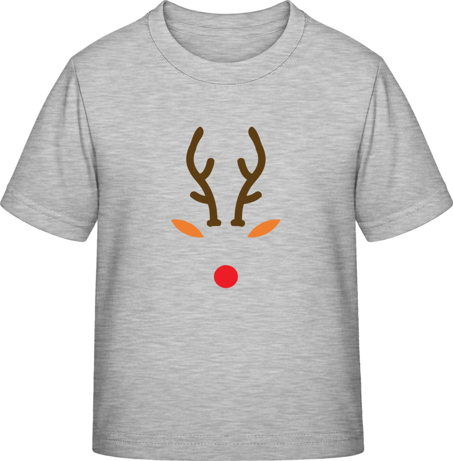 Rudolph The Red Nose Deer - Sky Grey Exact 190 Kids - Front