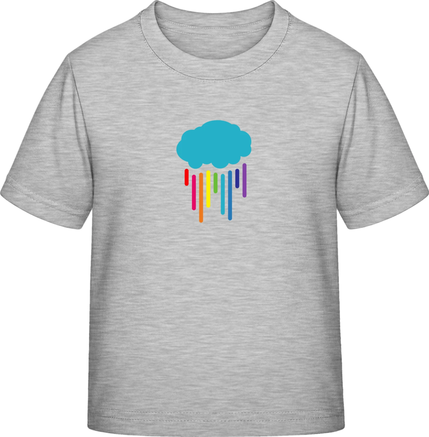 Cloud Rainbow Rain - Sky Grey Exact 190 Kids - Front