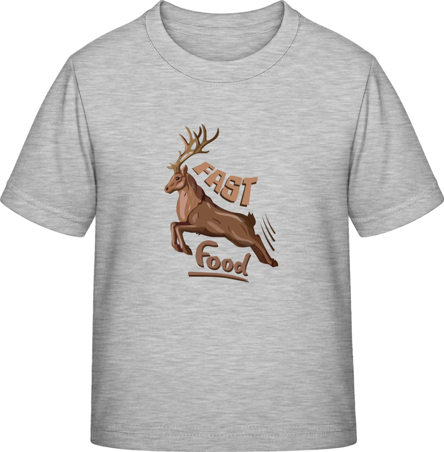 Deer Fast Food - Sky Grey Exact 190 Kids - Front