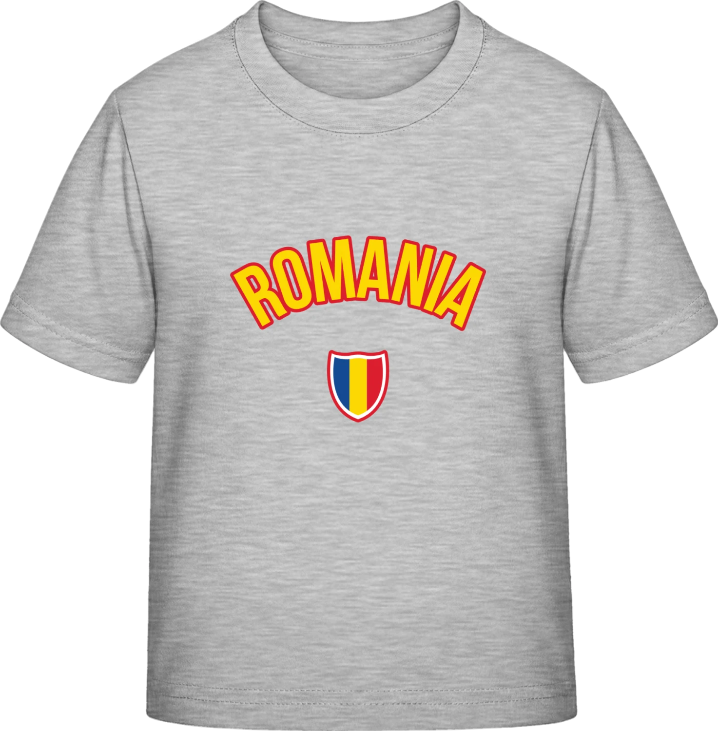 ROMANIA Fotbal Fan - Sky Grey Exact 190 Kids - Front