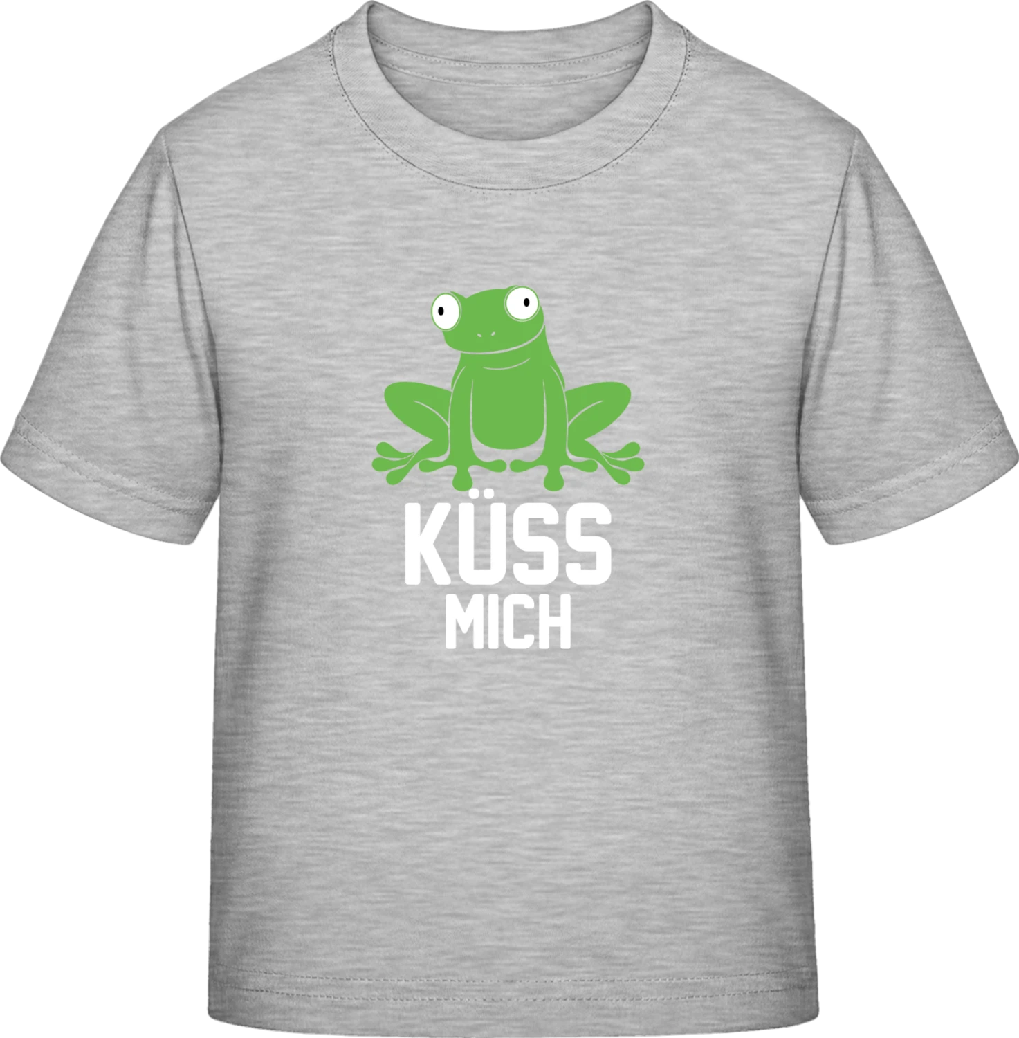 Küss mich Green Frog - Sky Grey Exact 190 Kids - Front