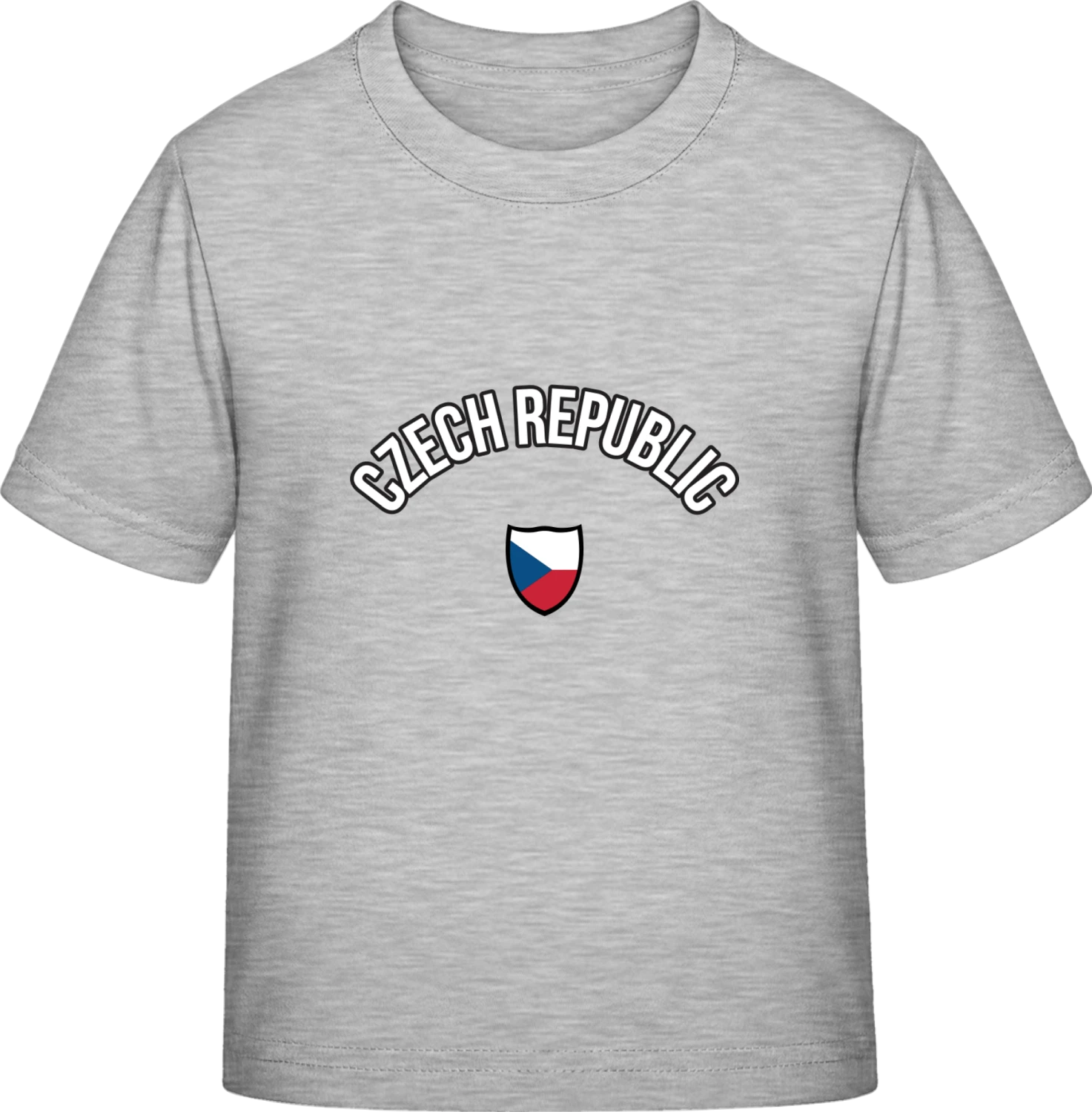 Czech Republic Fan - Sky Grey Exact 190 Kids - Front