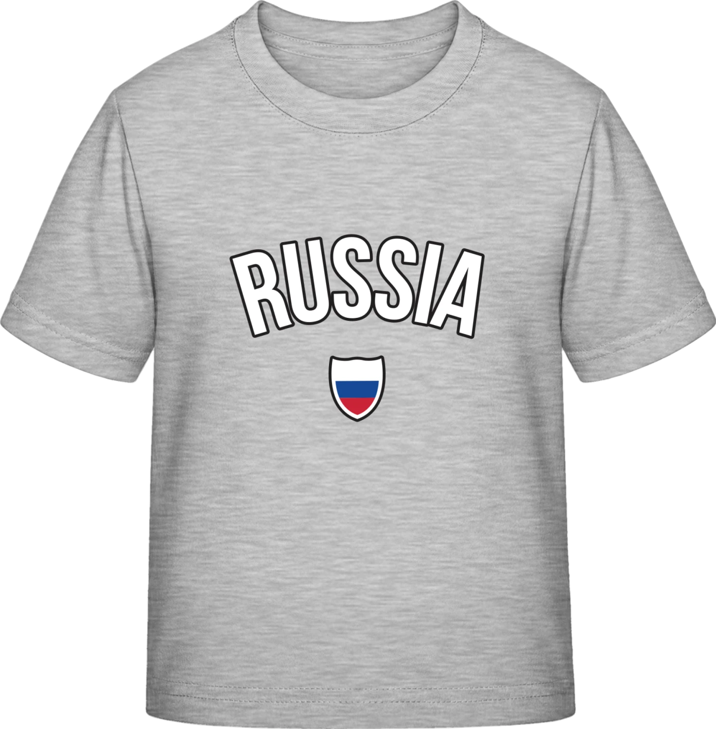 RUSSIA Football Fan - Sky Grey Exact 190 Kids - Front