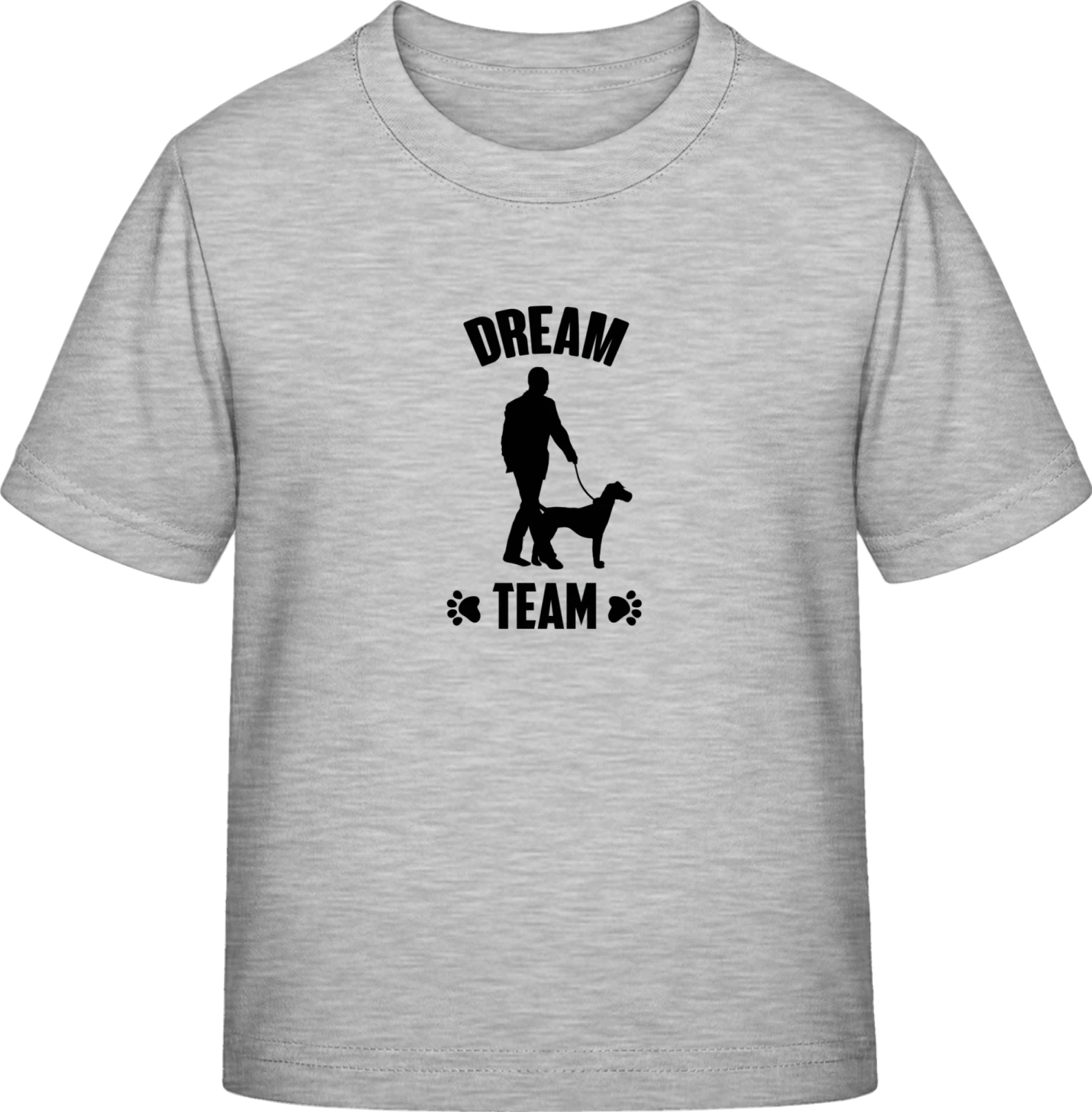 Dream Team Dog And Man - Sky Grey Exact 190 Kids - Front