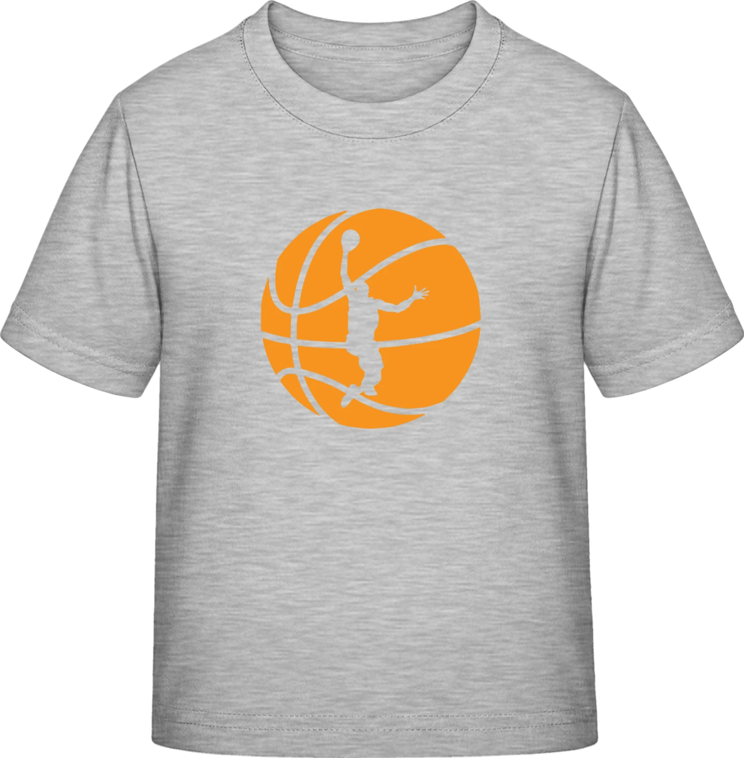 Basketball Silhouette Player - Sky Grey Exact 190 Kids - Front