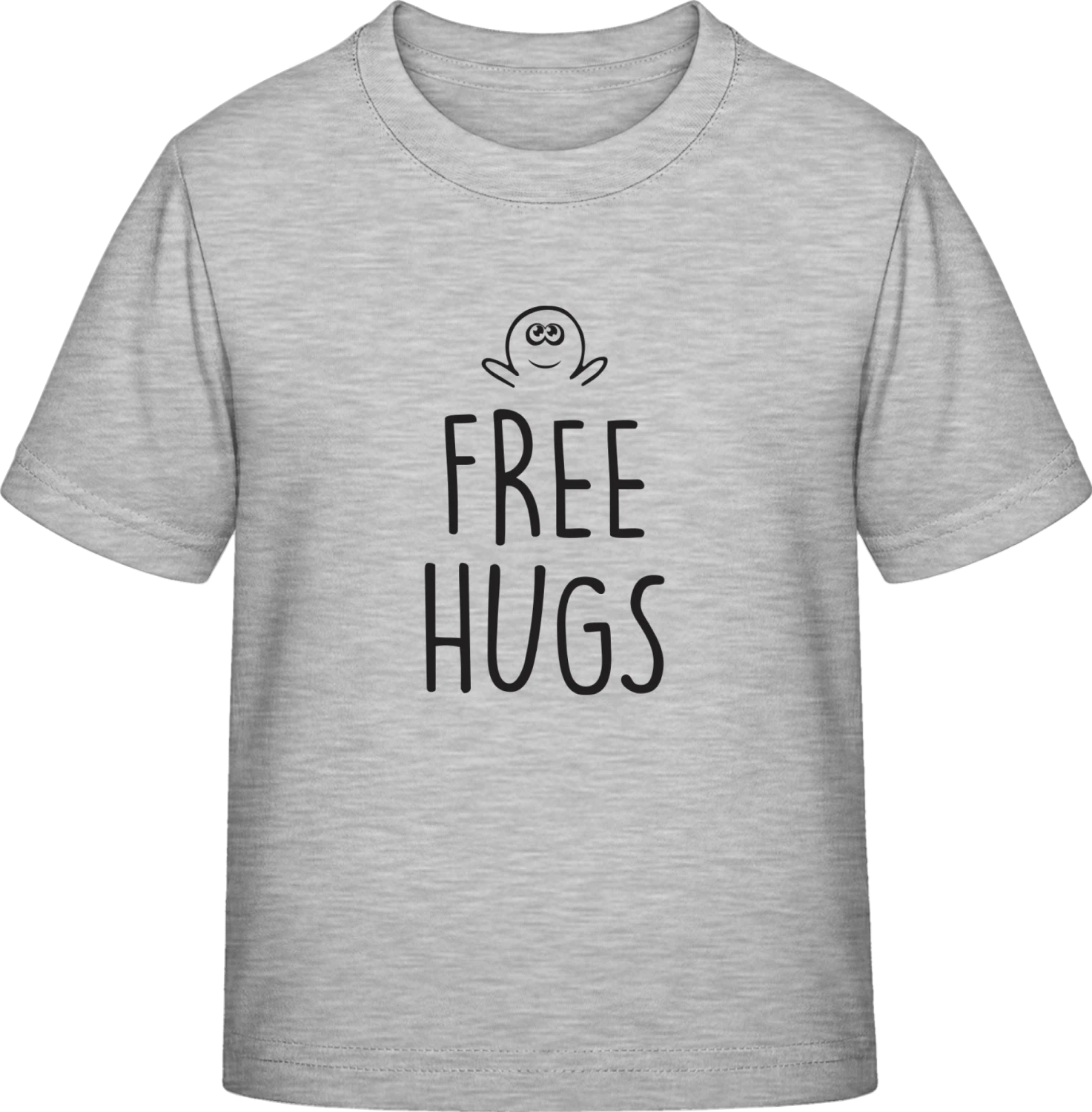 Free Hugs For You - Sky Grey Exact 190 Kids - Front