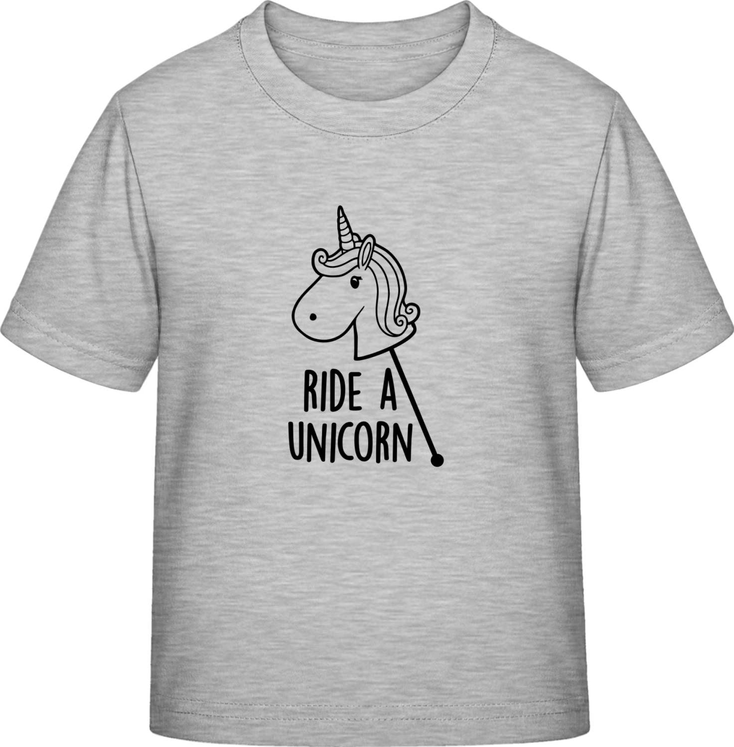 Ride A Unicorn - Sky Grey Exact 190 Kids - Front