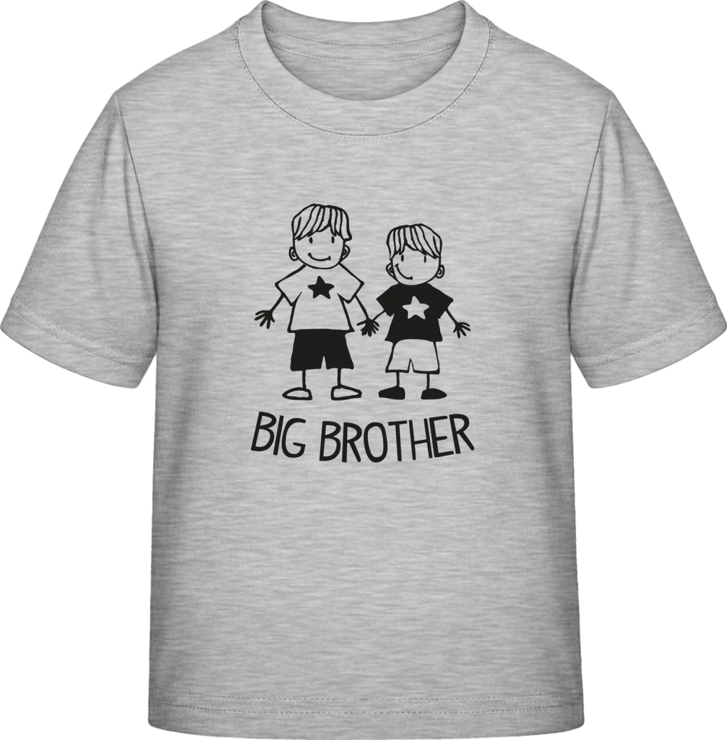 Big Brother Illustration - Sky Grey Exact 190 Kids - Front