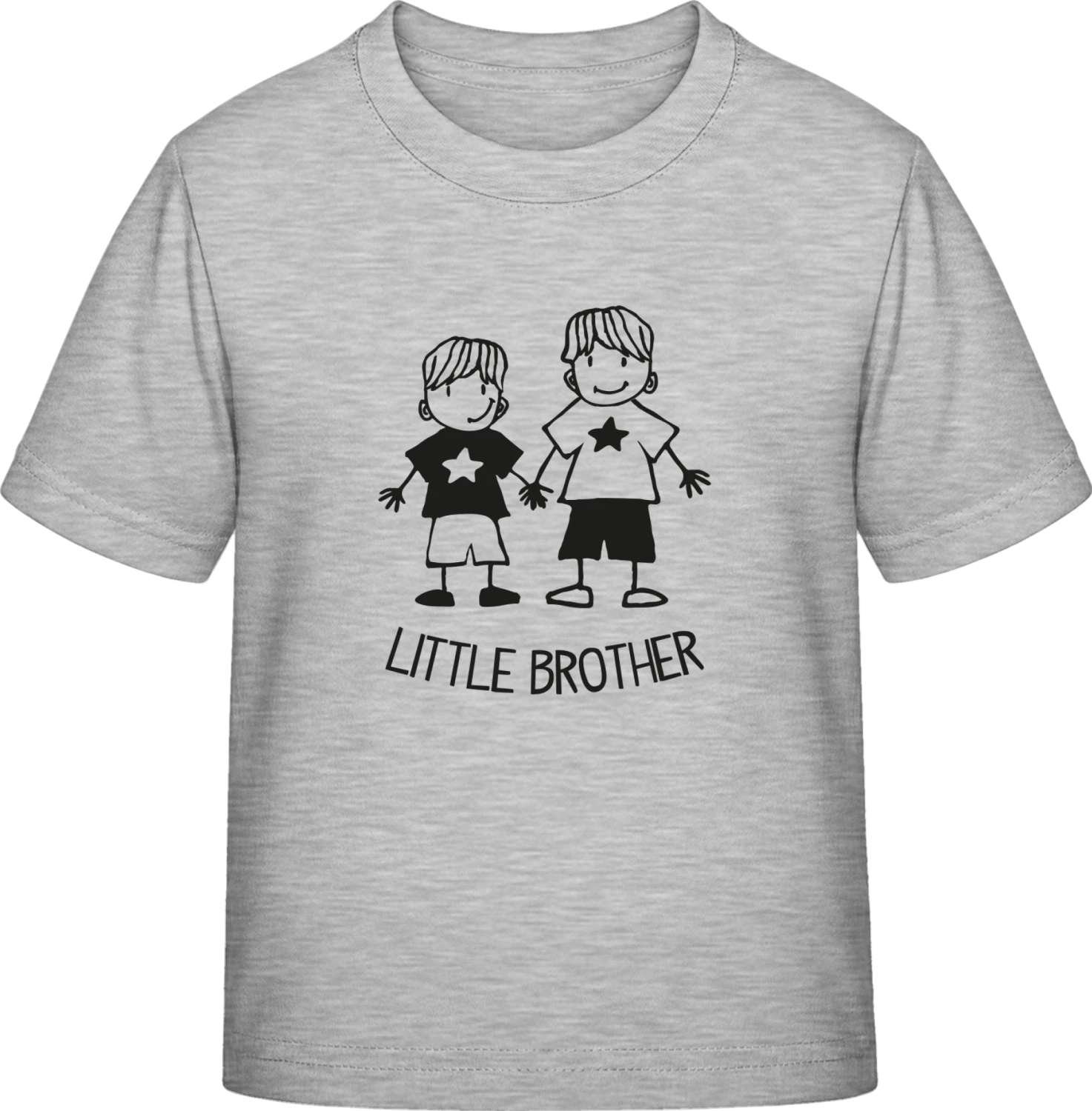 Little Brother Comic - Sky Grey Exact 190 Kids - Front