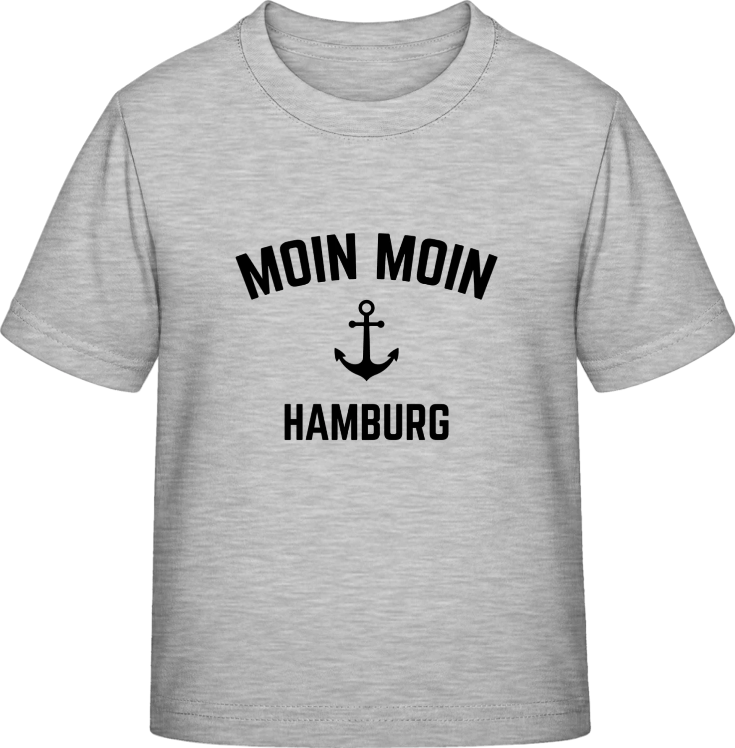 Moin Moin Hamburg - Sky Grey Exact 190 Kids - Front