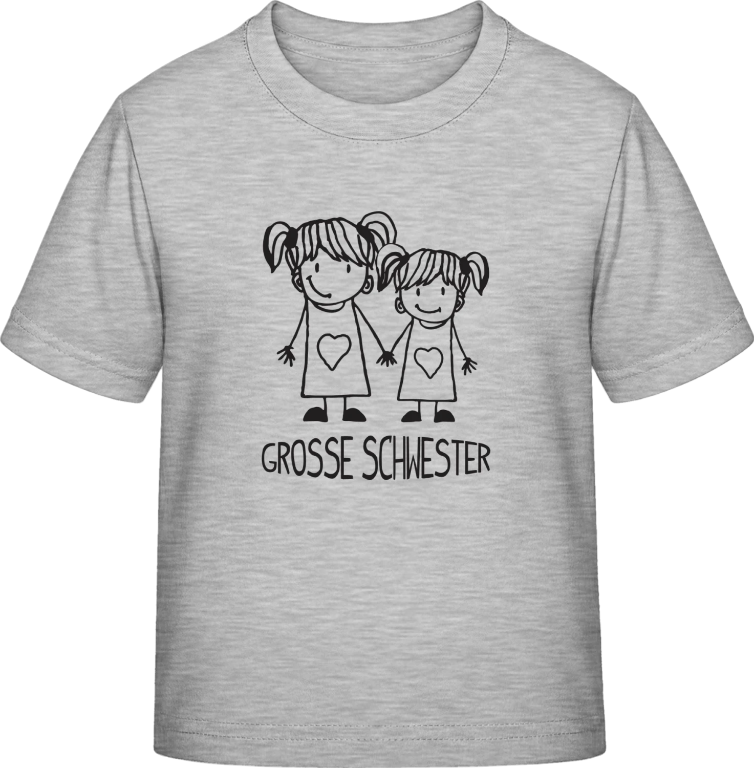 Grosse Schwester - Sky Grey Exact 190 Kids - Front