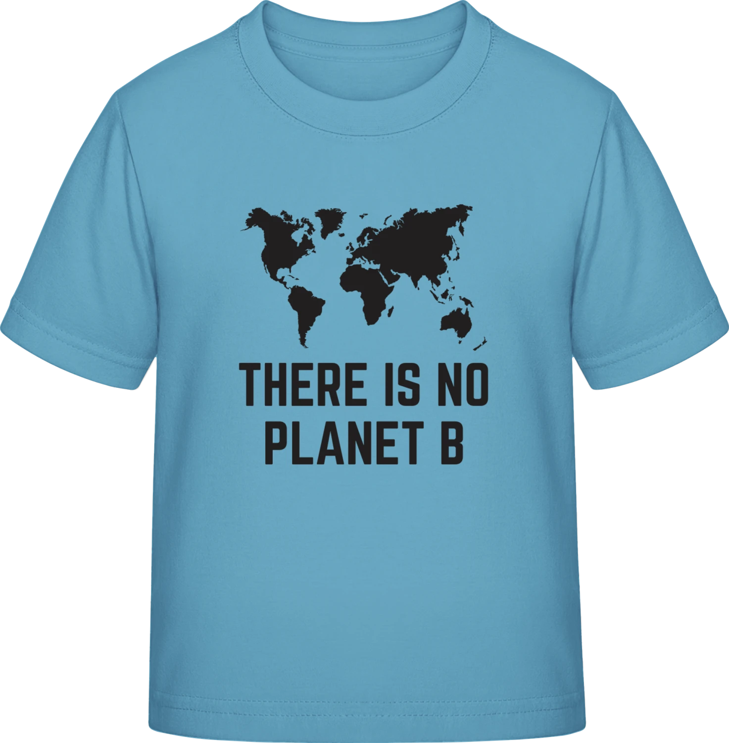 There Is No Planet B Silhouette - Swimming Pool Exact 190 Kids - Front