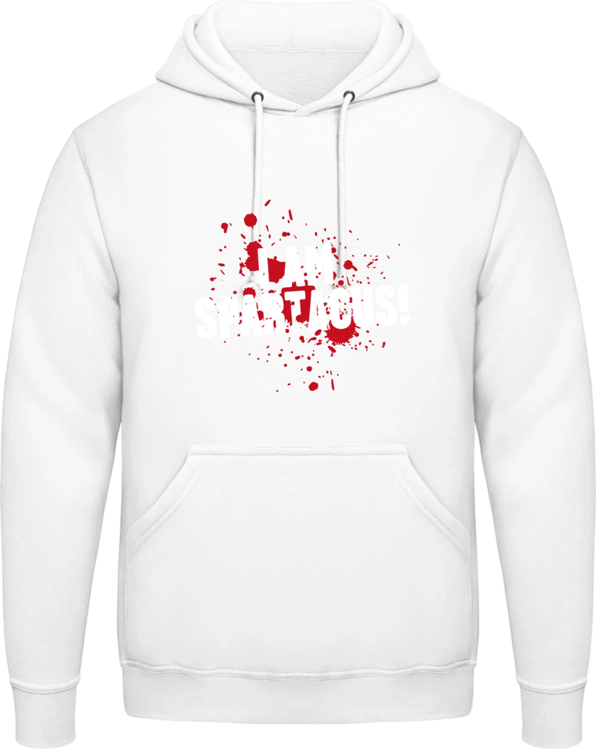 I Am Spartacus - Arctic white AWDis man hoodie - Front