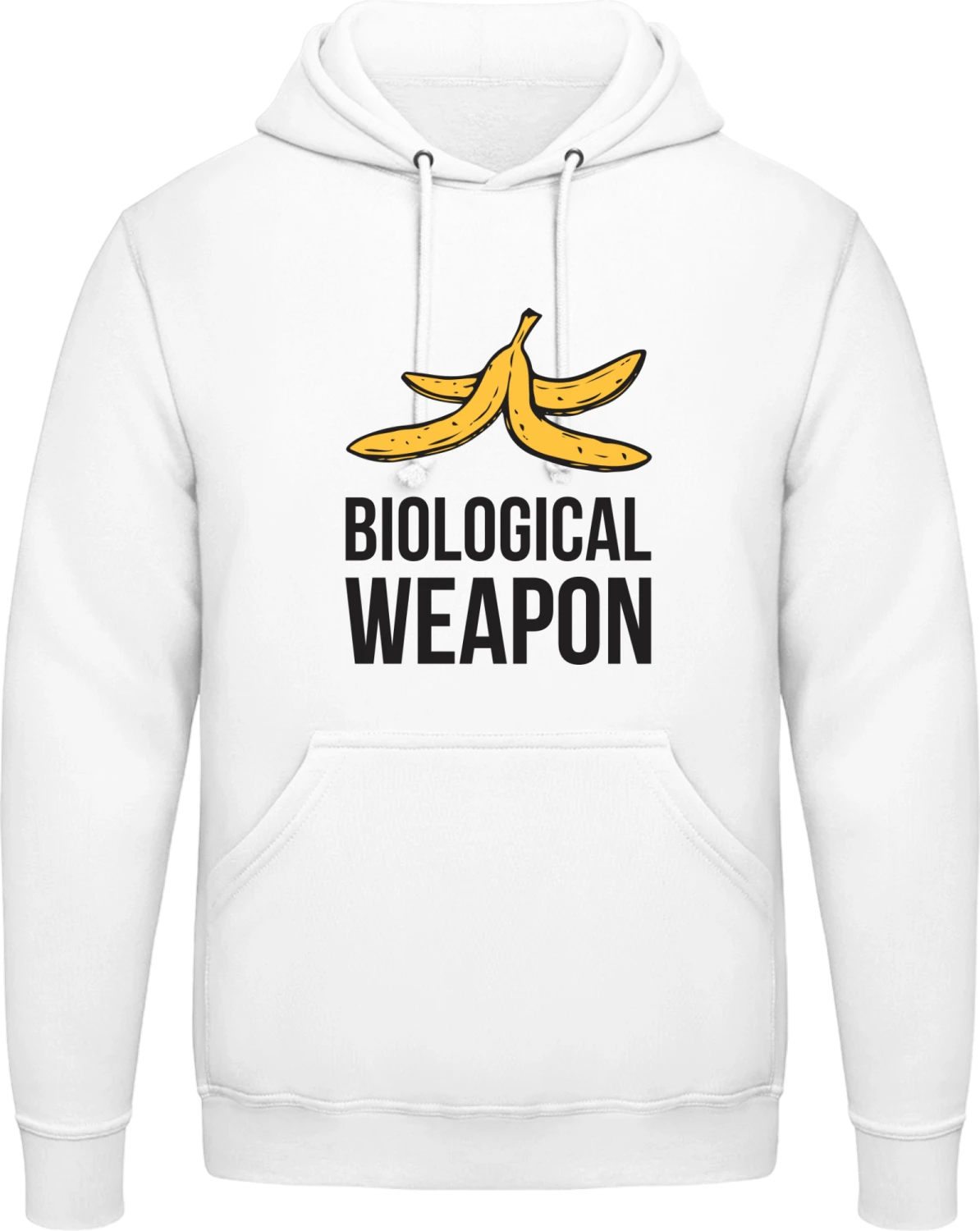 Biological Weapon - Arctic white AWDis man hoodie - Front