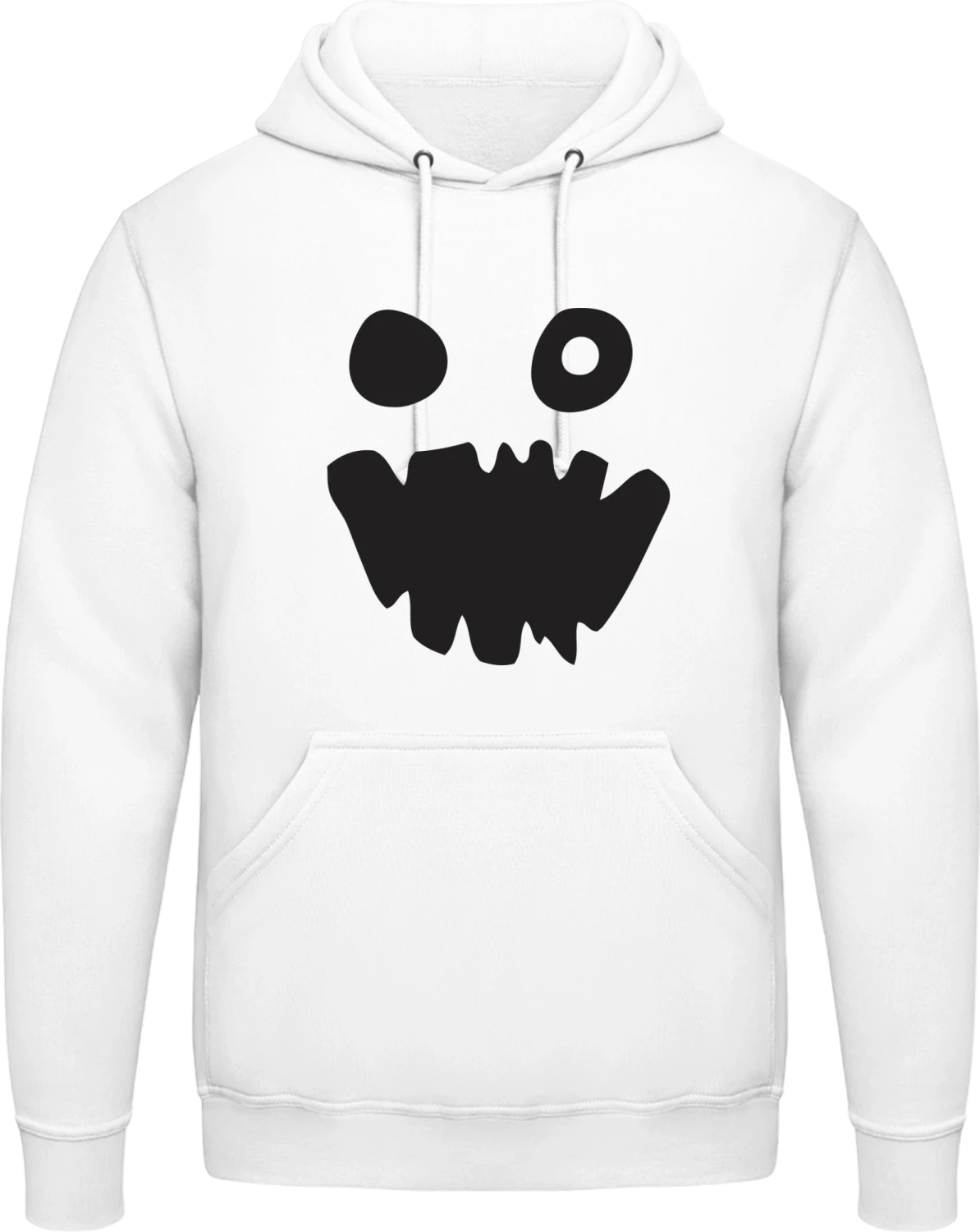 Ghost Effect - Arctic white AWDis man hoodie - Front