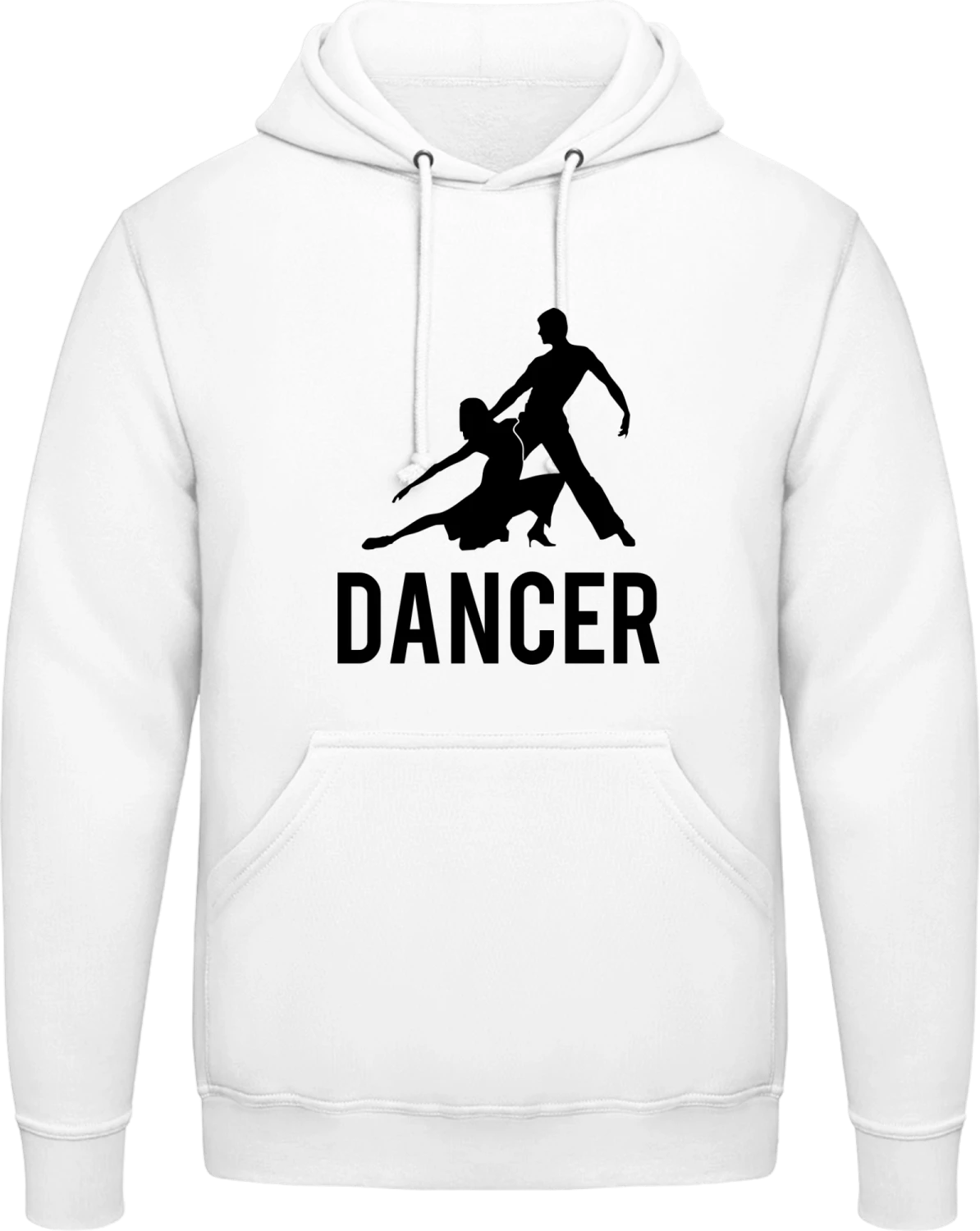 Salsa Tango Dancer - Arctic white AWDis man hoodie - Front