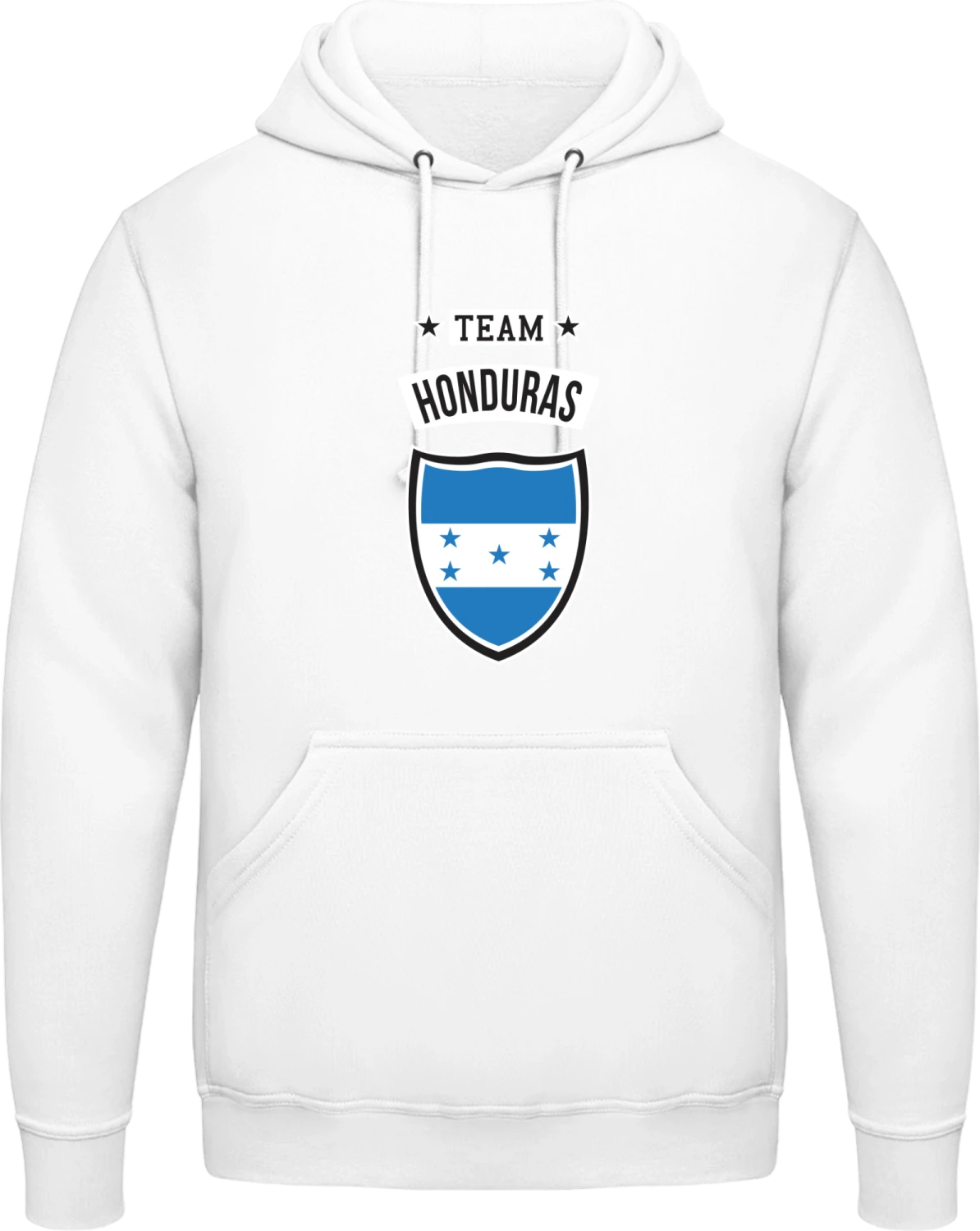 Team Honduras - Arctic white AWDis man hoodie - Front