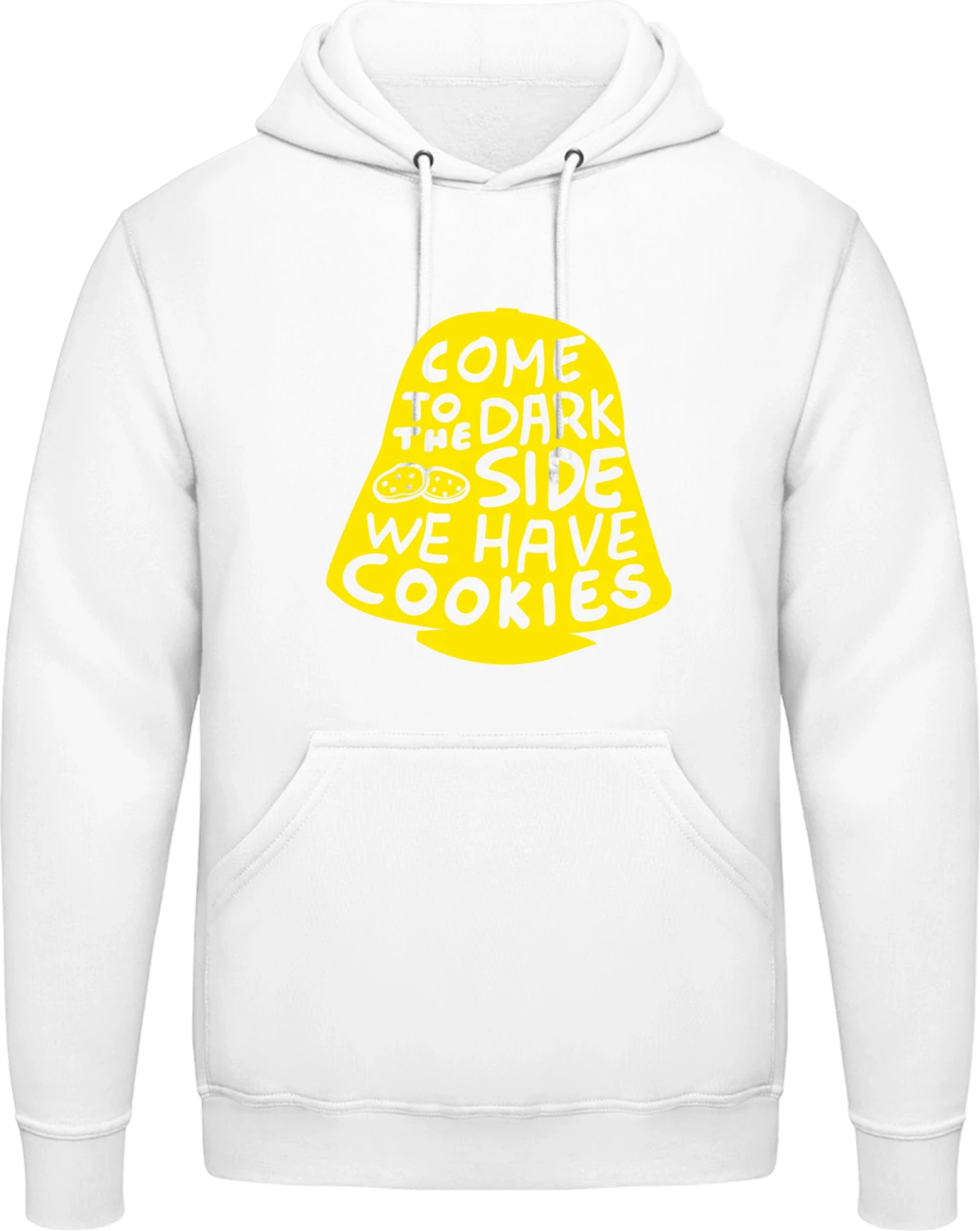 Darth Vader Cookies - Arctic white AWDis man hoodie - Front