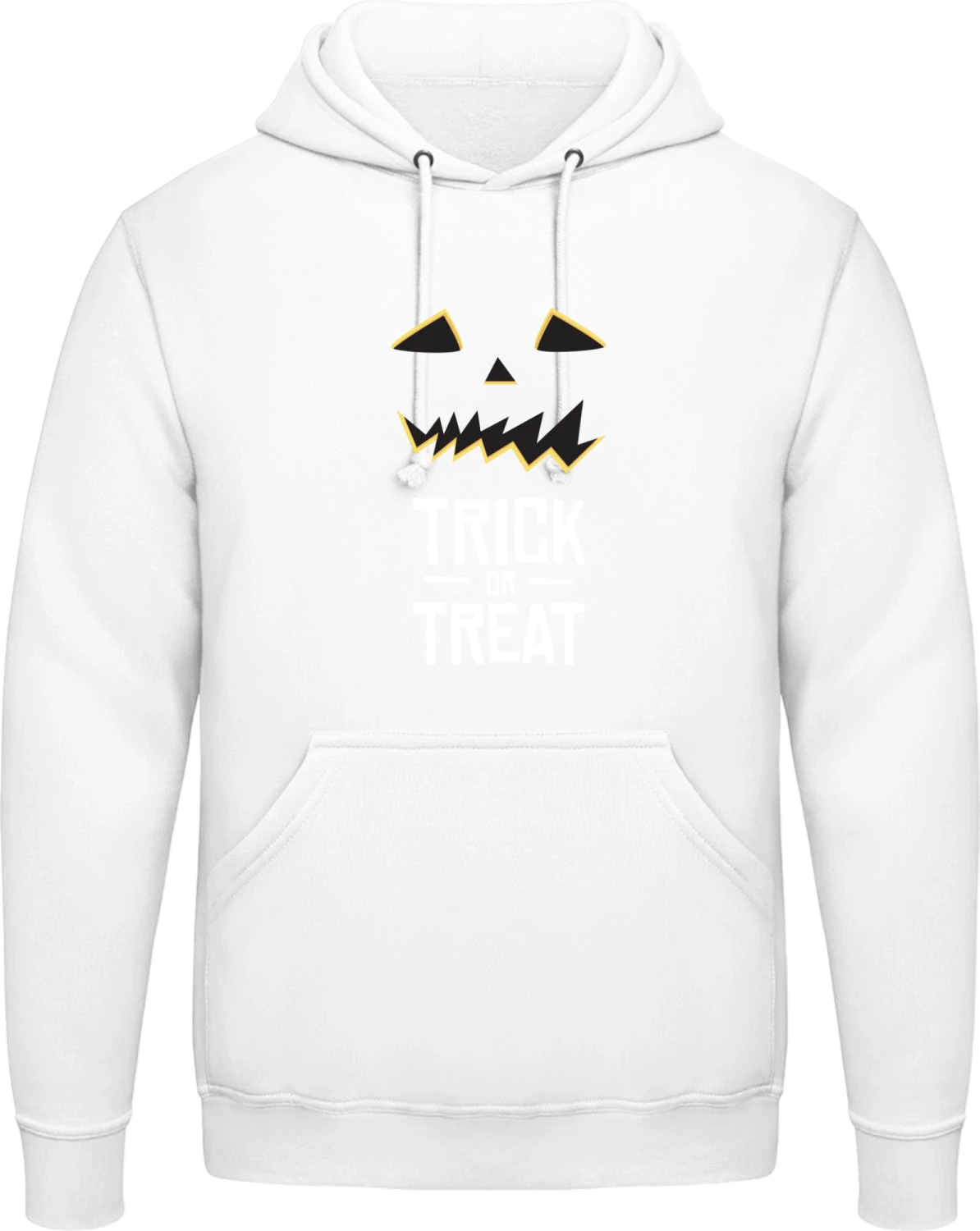 Trick Or Treat Halloween - Arctic white AWDis man hoodie - Front