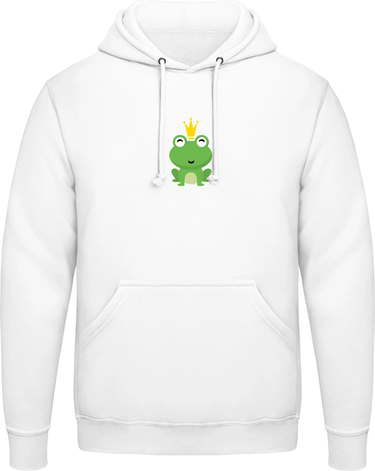 Froschkönig - Arctic white AWDis man hoodie - Front