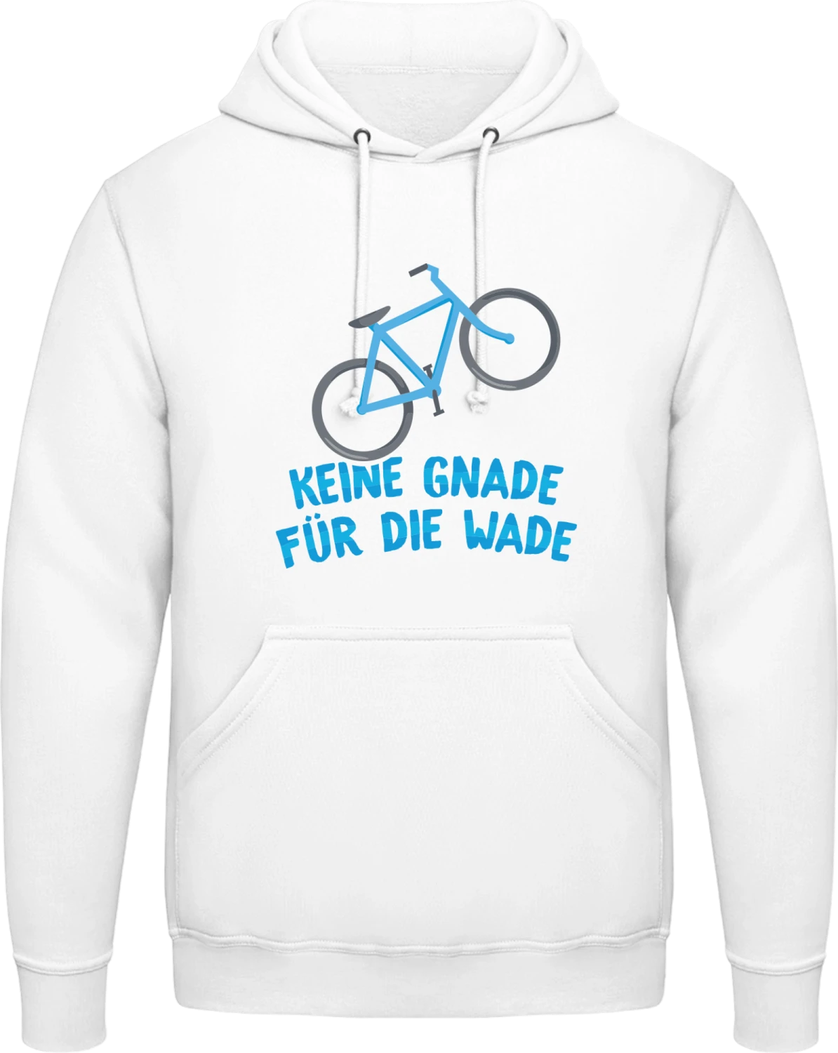 Keine Gnade für die Wade - Arctic white AWDis man hoodie - Front