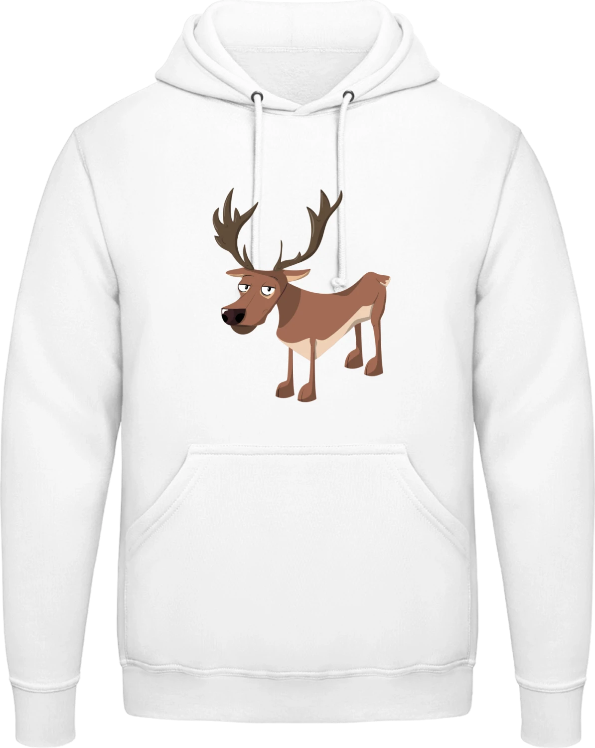 Mood - Arctic white AWDis man hoodie - Front